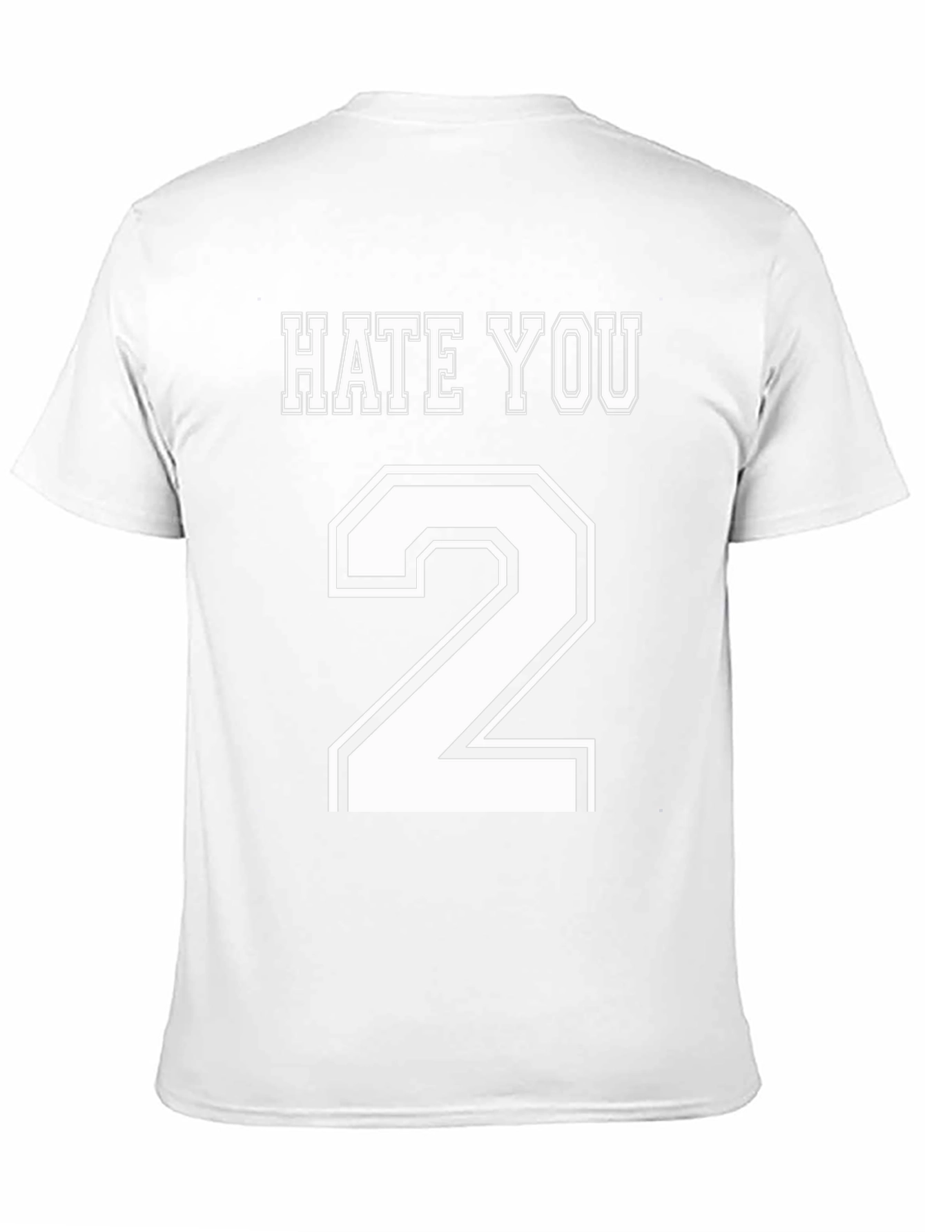 Hate You 2 T-Shirt - Mens Black Graphic Tee