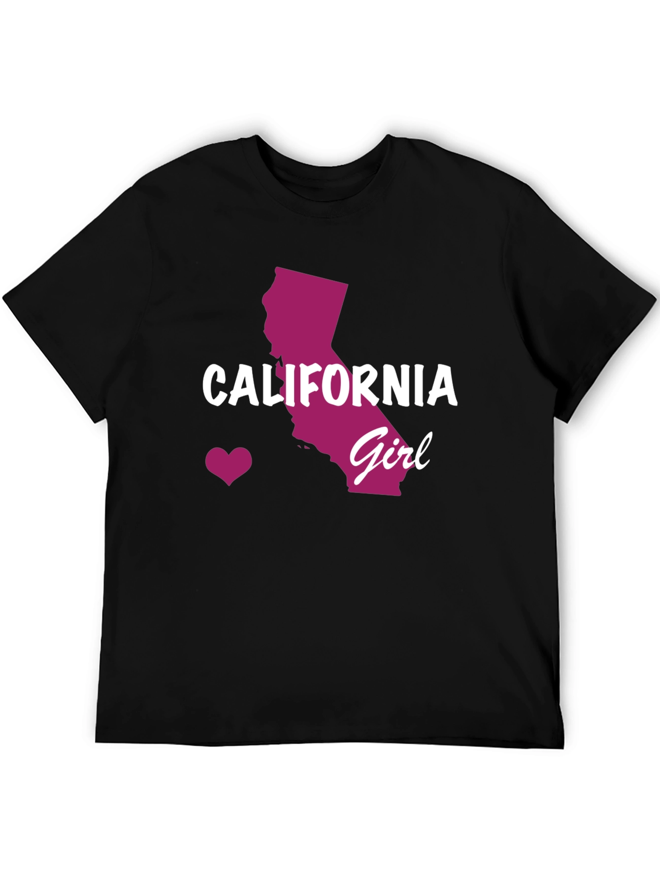 California Girl T-Shirt - Black State Pride Tee
