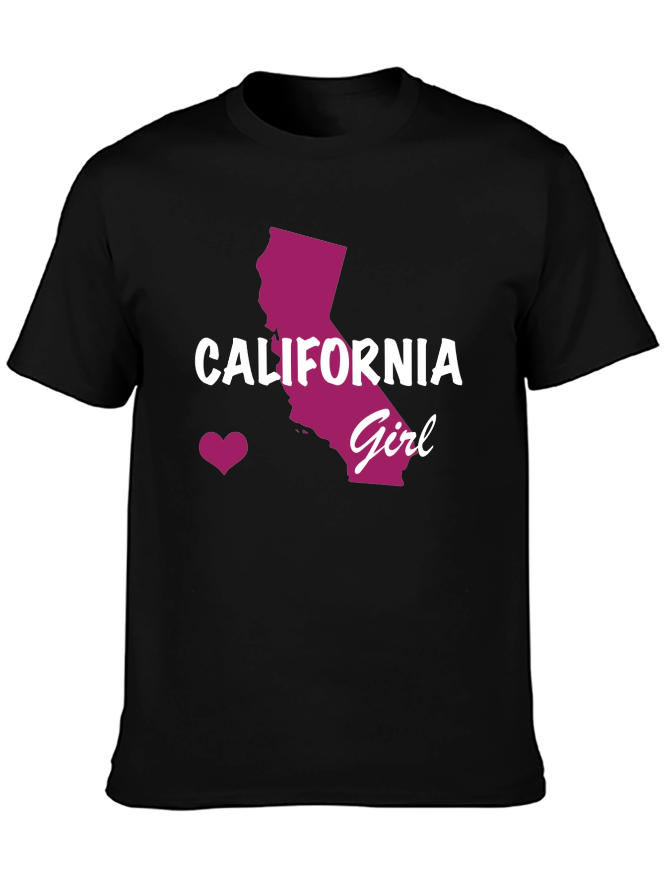 California Girl T-Shirt - Black State Pride Tee