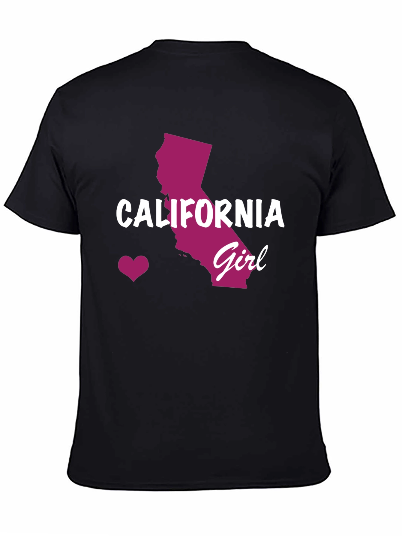 California Girl T-Shirt - Black State Pride Tee