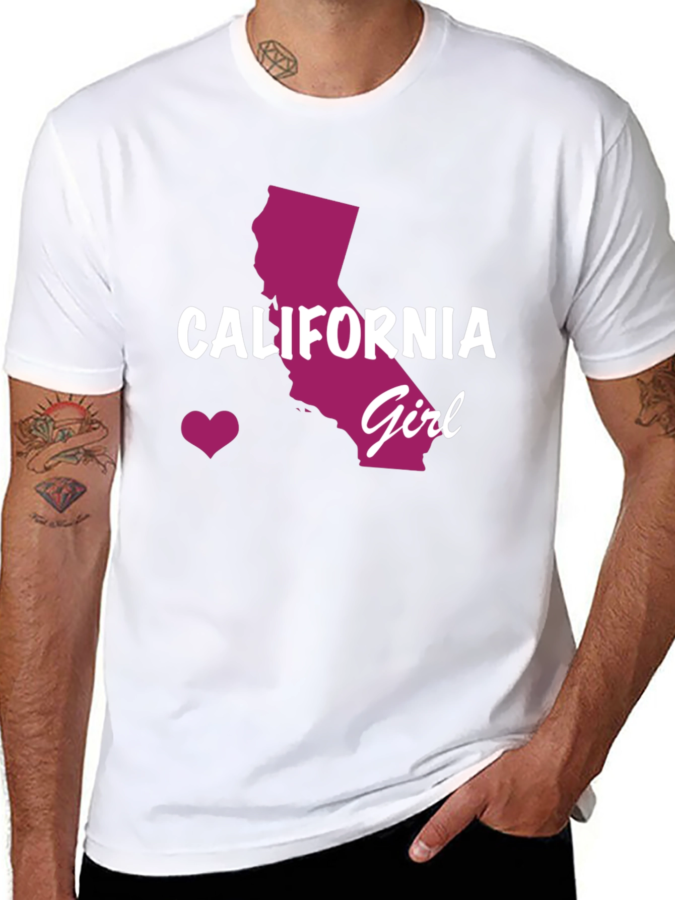 California Girl T-Shirt - Black State Pride Tee
