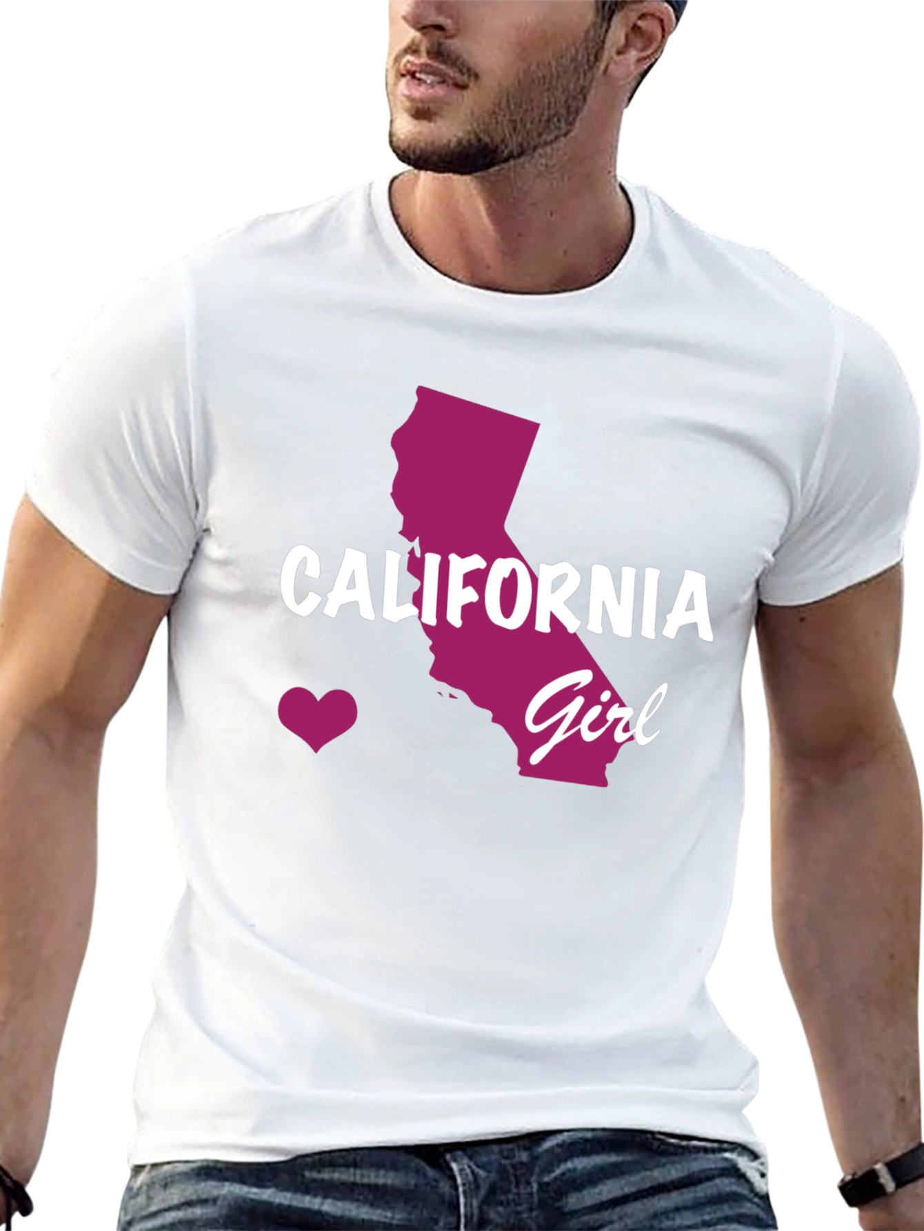 California Girl T-Shirt - Black State Pride Tee