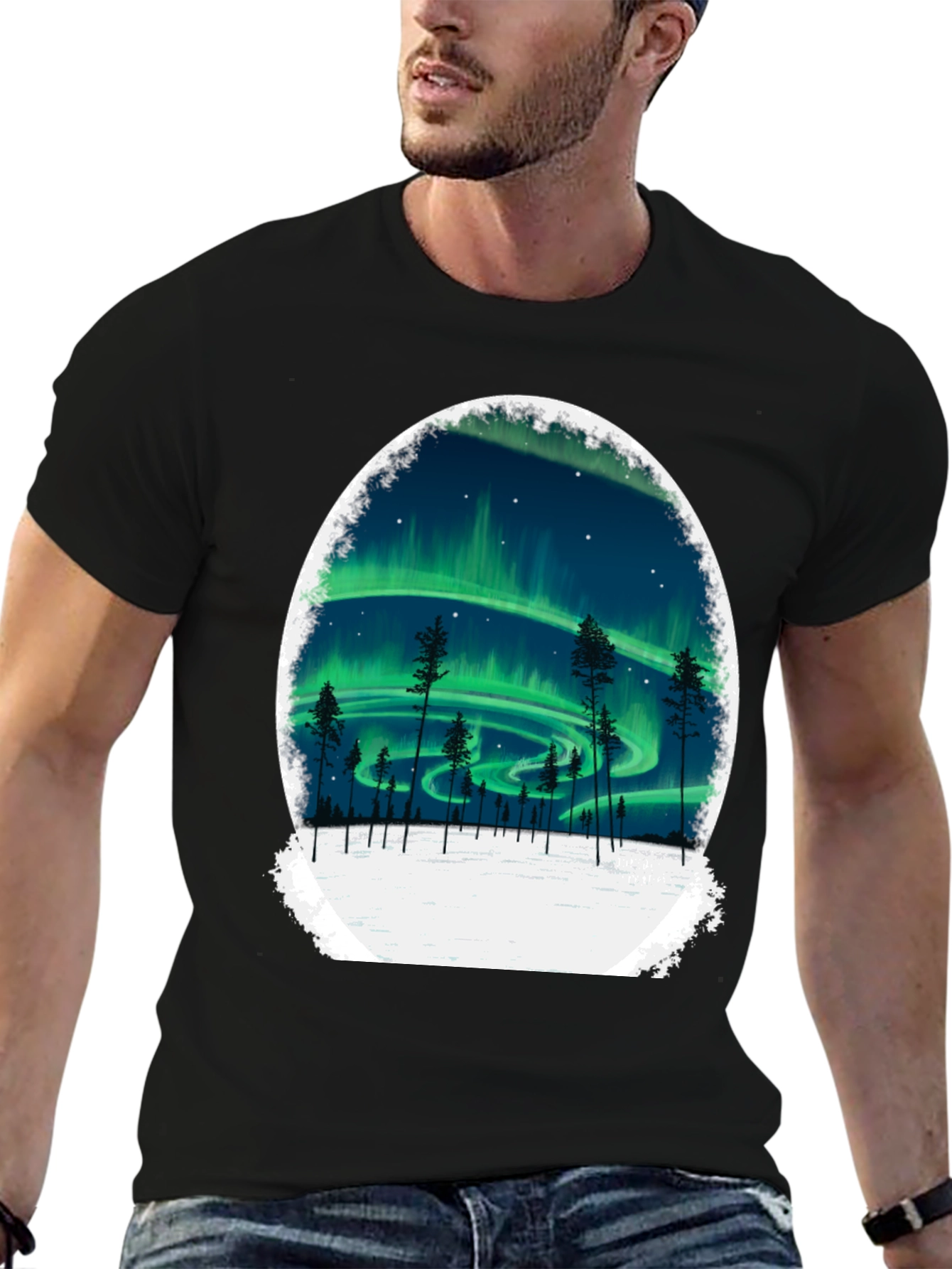 Aurora Borealis Graphic T-Shirt