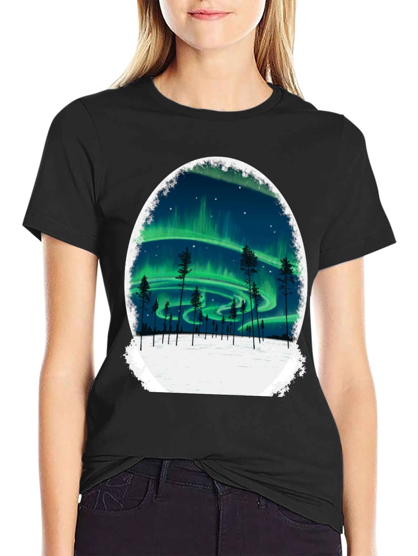 Aurora Borealis Graphic T-Shirt