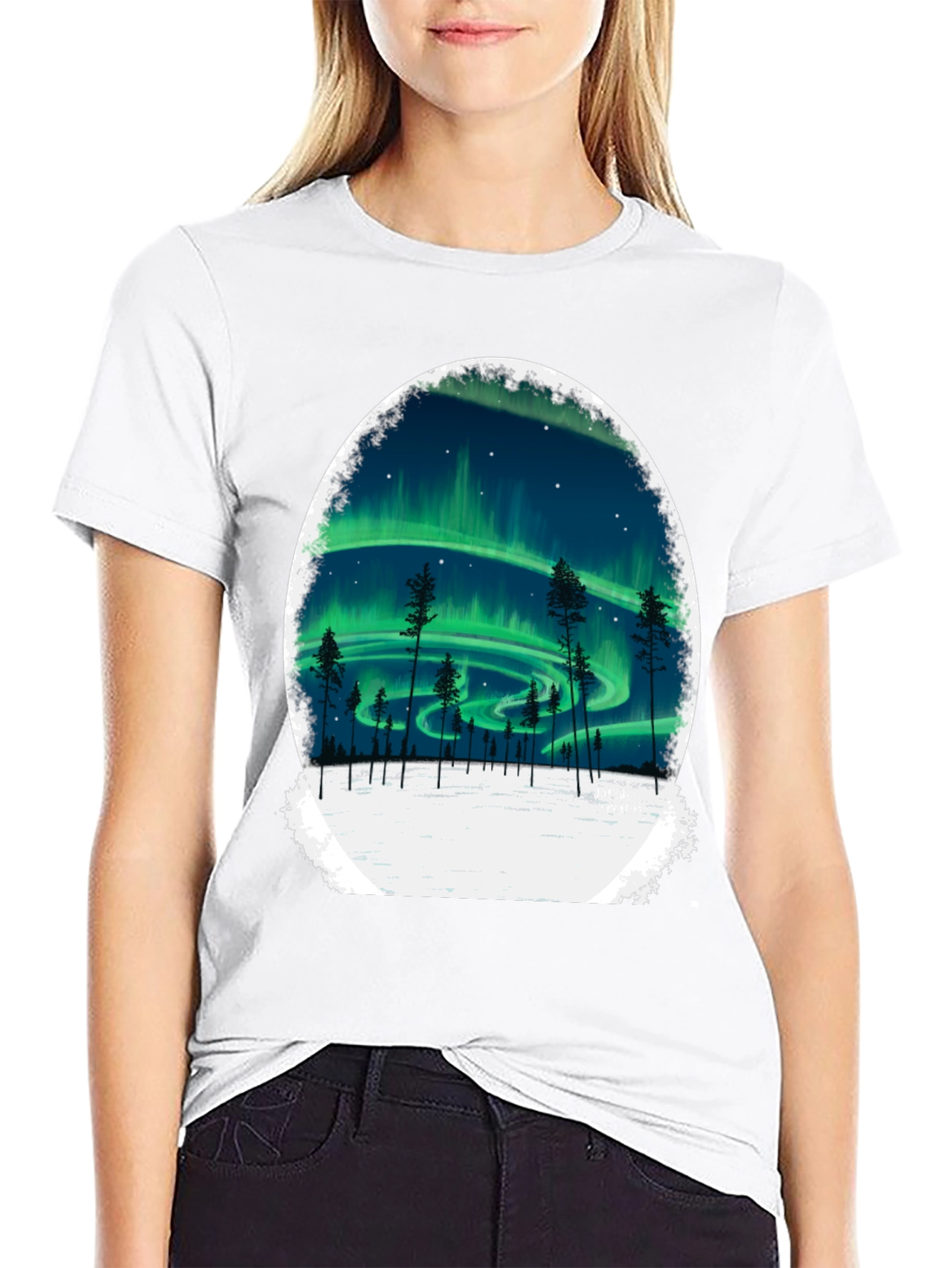 Aurora Borealis Graphic T-Shirt