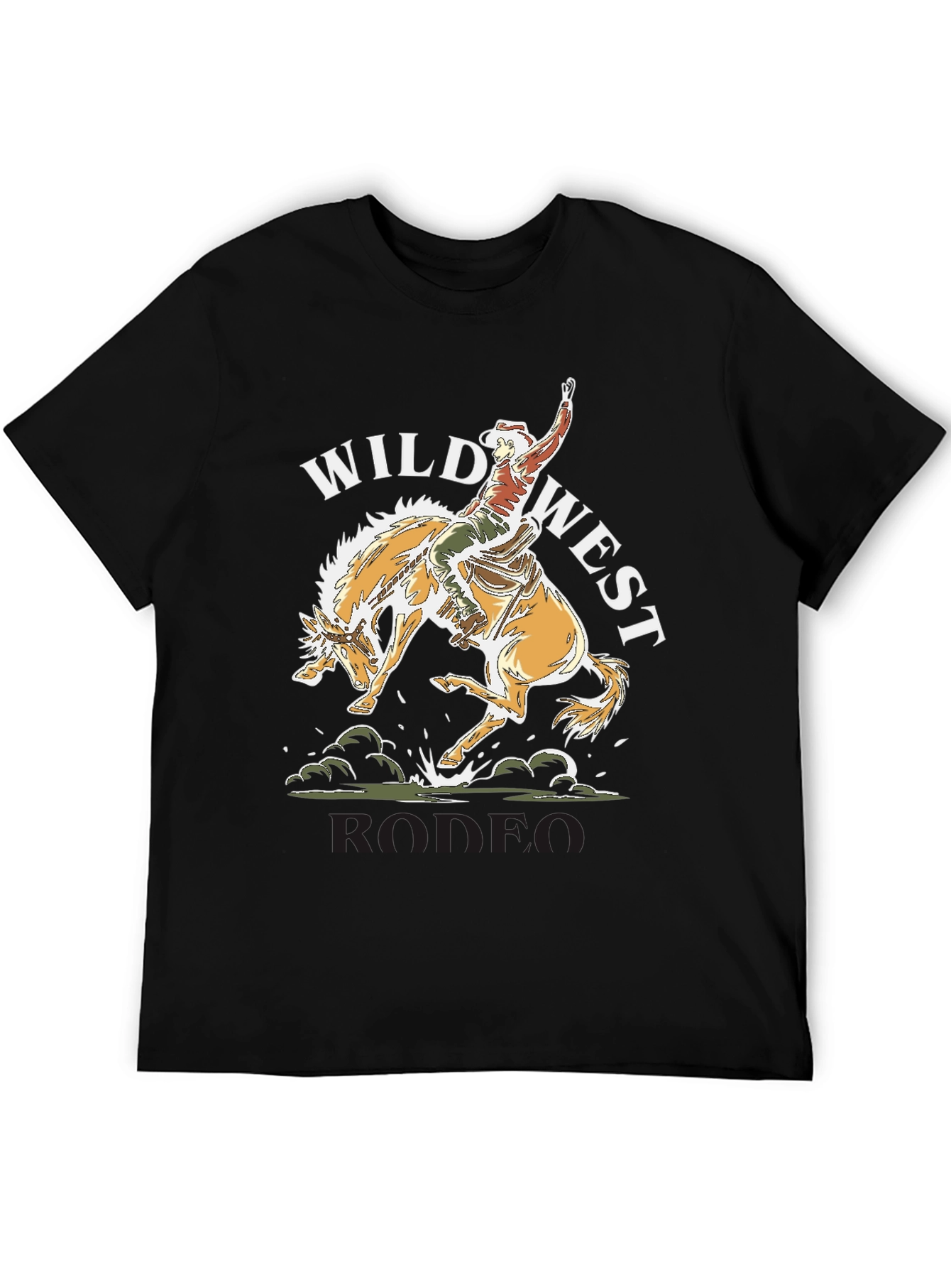 Wild West Rodeo T-Shirt Cowboy Graphic Tee