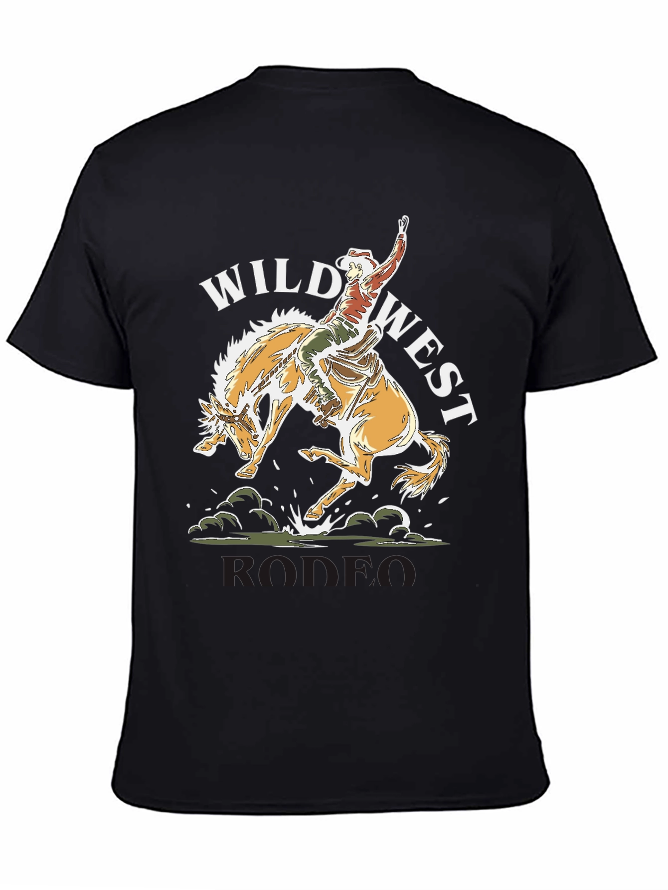 Wild West Rodeo T-Shirt Cowboy Graphic Tee