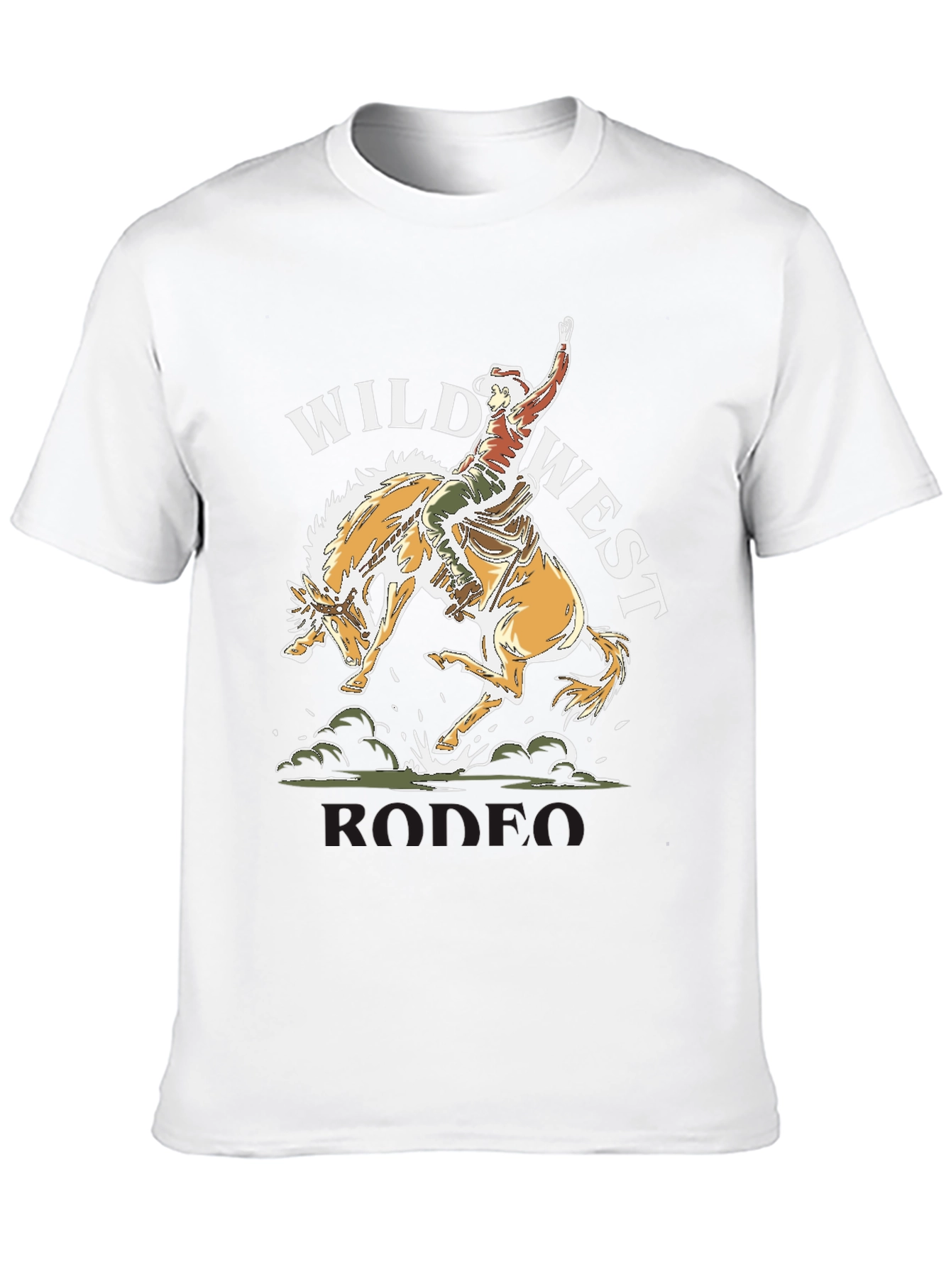 Wild West Rodeo T-Shirt Cowboy Graphic Tee