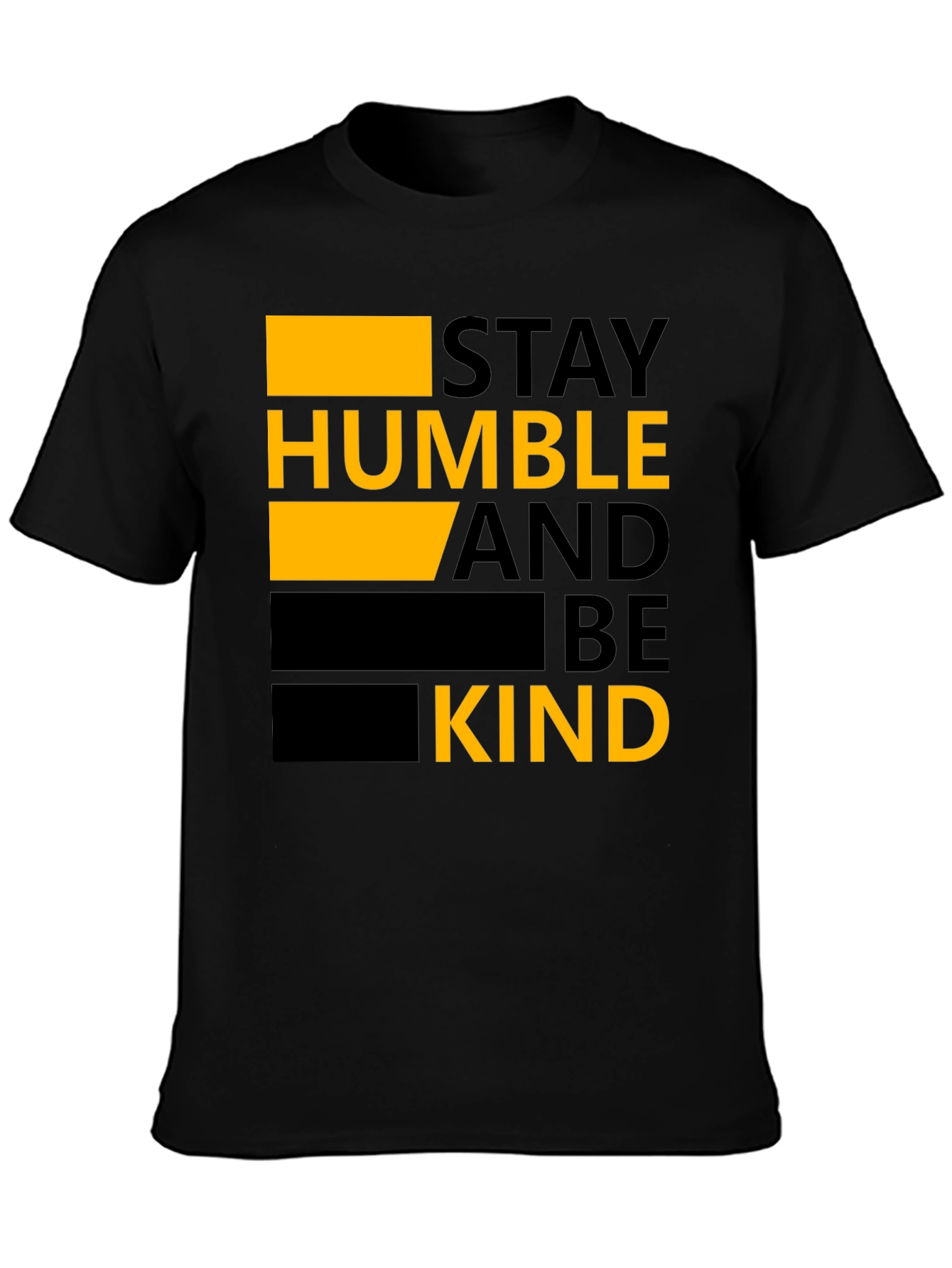 Stay Humble and Be Kind Graphic Tee - Black