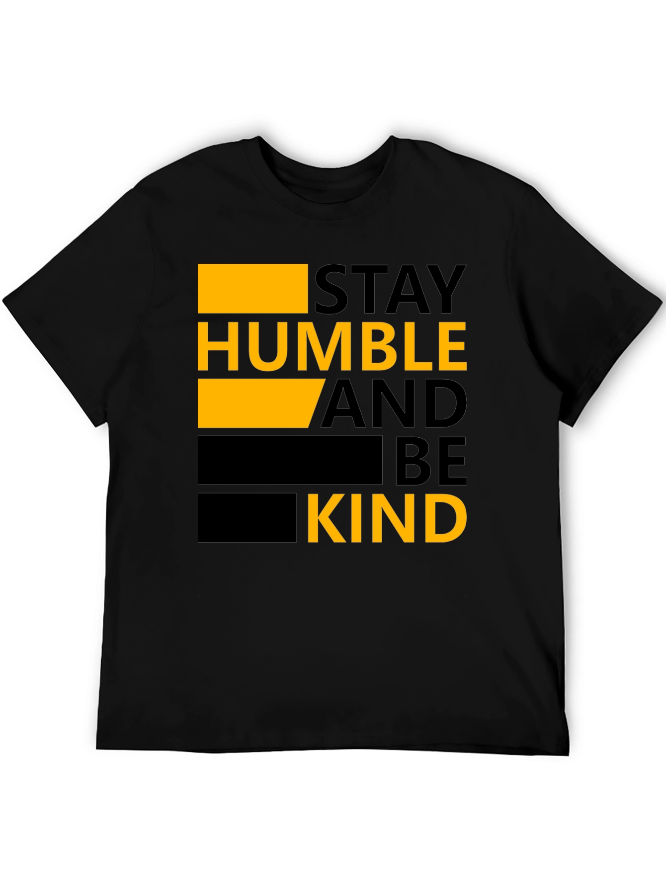 Stay Humble and Be Kind Graphic Tee - Black