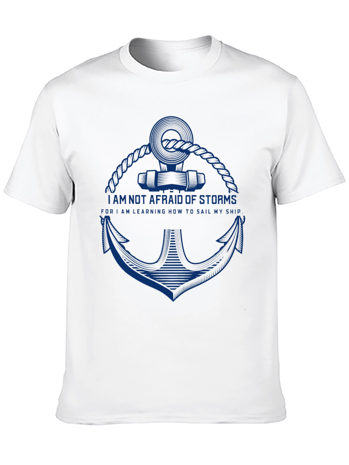 Nautical Anchor T-Shirt - Sailors Motto