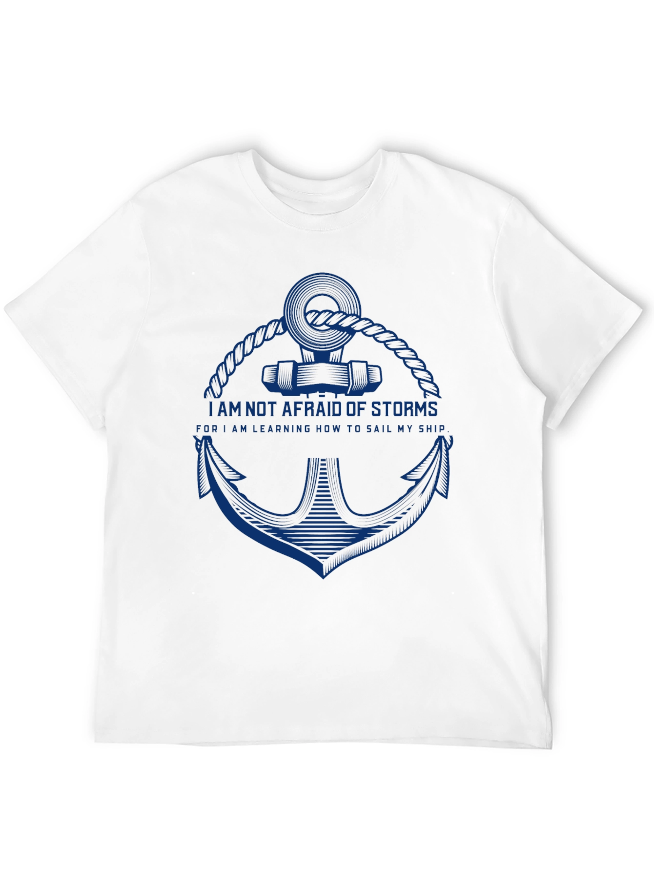 Nautical Anchor T-Shirt - Sailors Motto