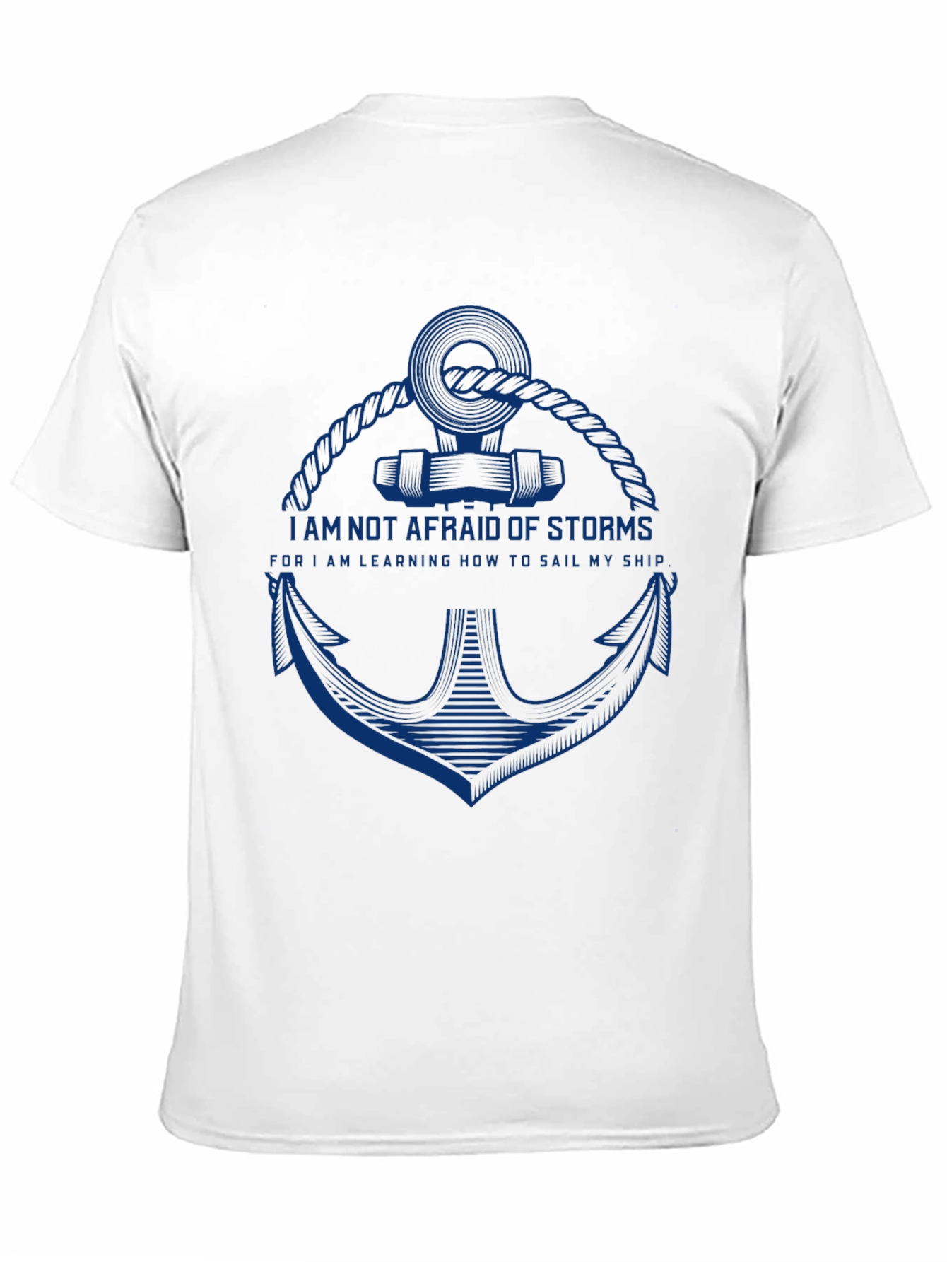 Nautical Anchor T-Shirt - Sailors Motto