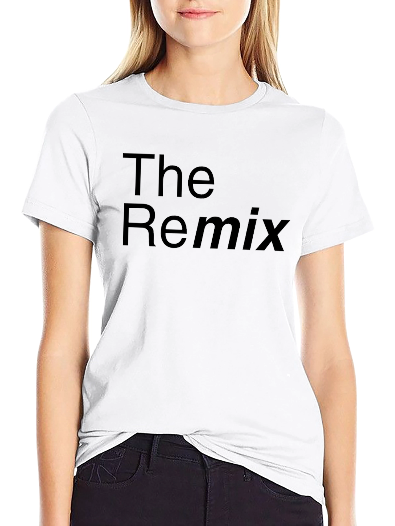 The Remix Black T-Shirt - Trendy Graphic Tee