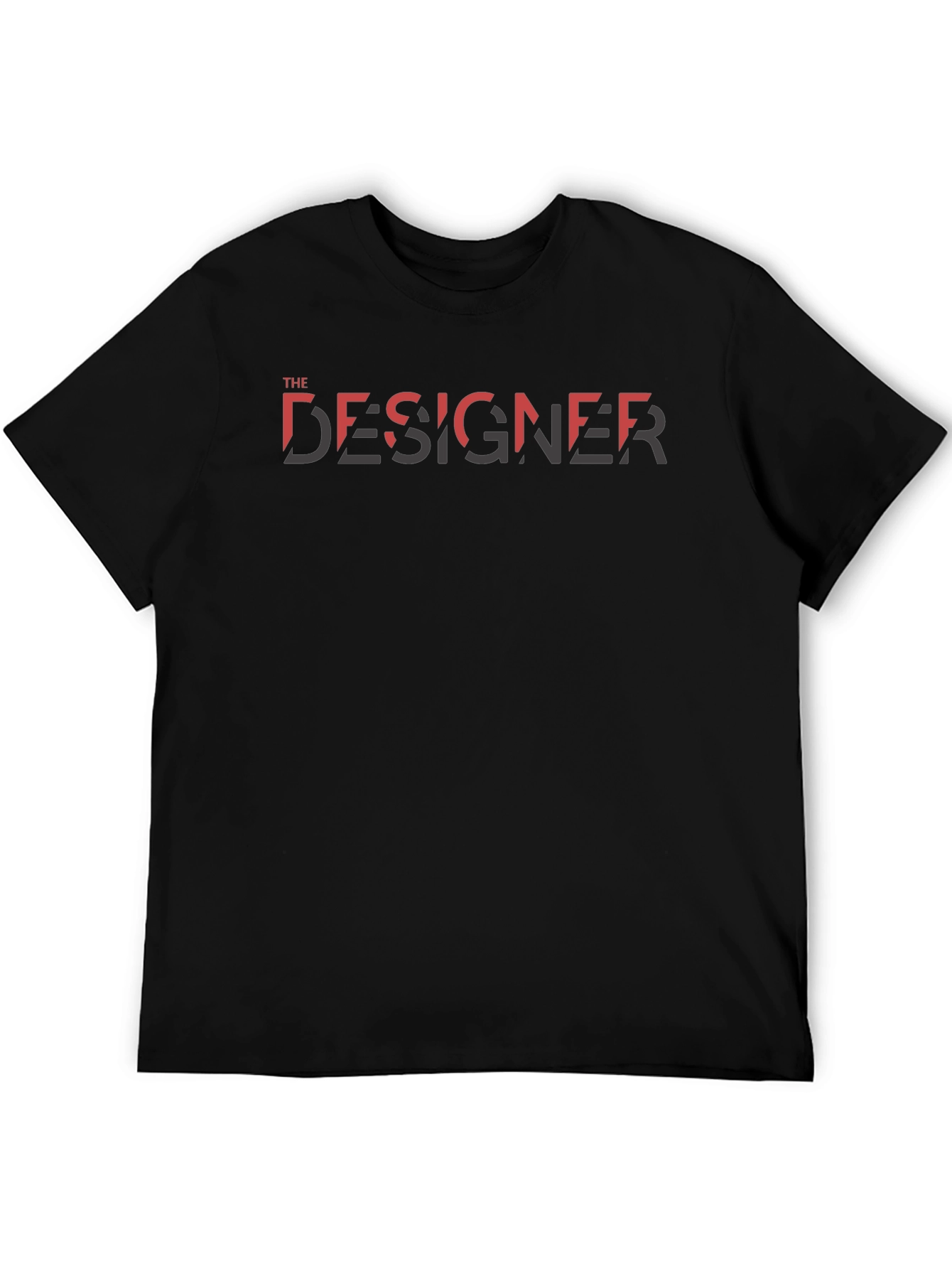 The Designer Graphic T-Shirt - Modern Crew Neck Tee