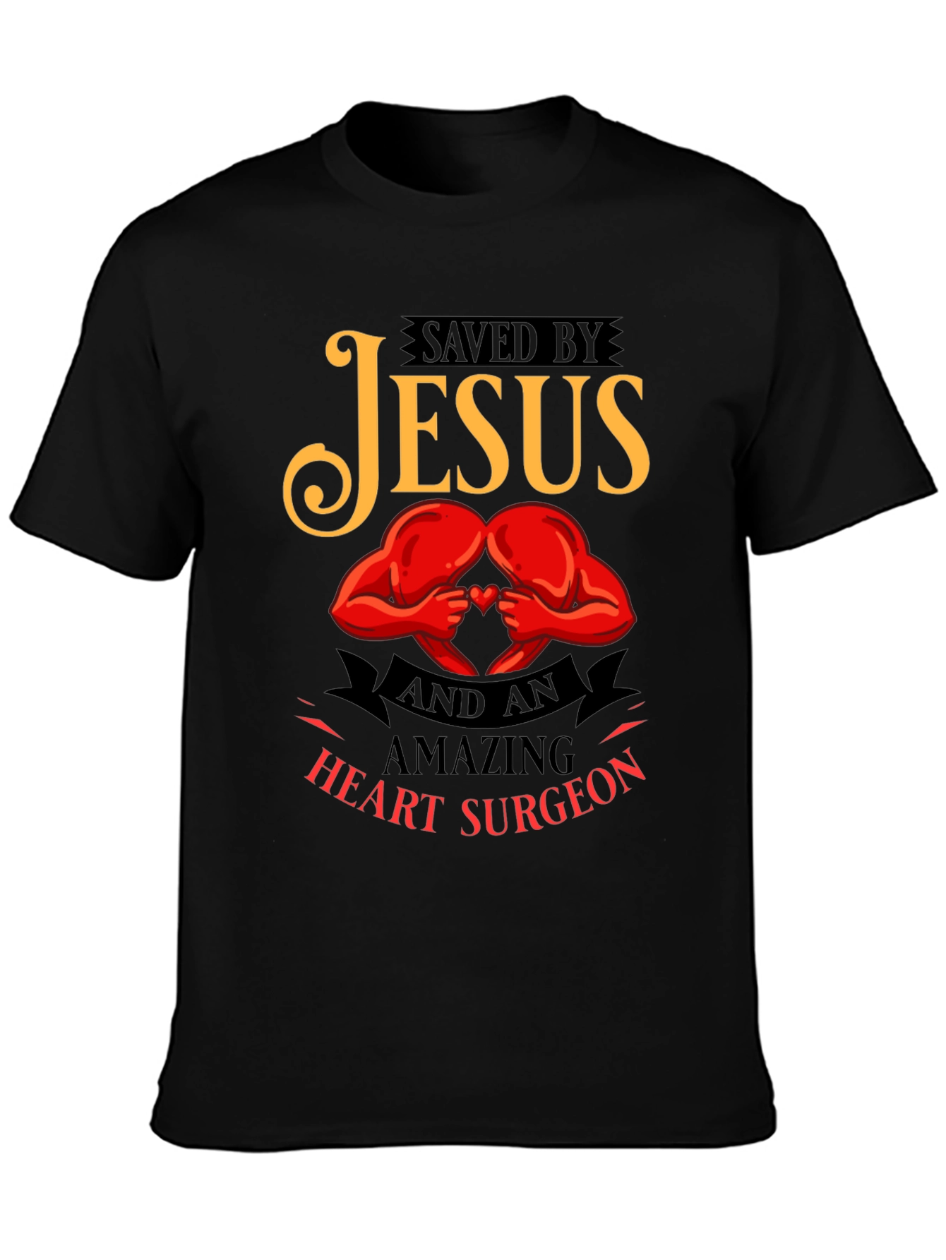 Saved By Jesus Heart Surgeon T-Shirt