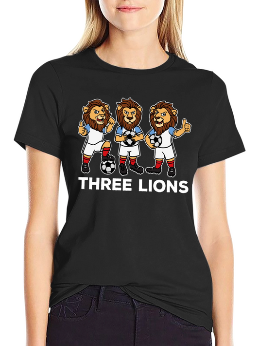 Three Lions Soccer Graphic T-Shirt
