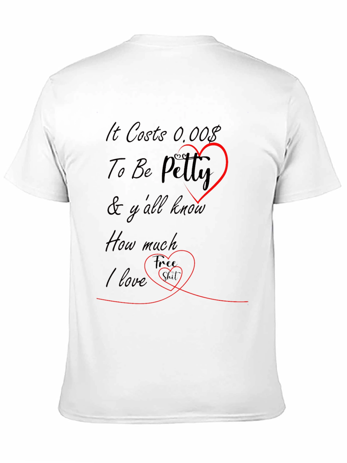 It Costs 0.00$ To Be Petty Funny T-Shirt