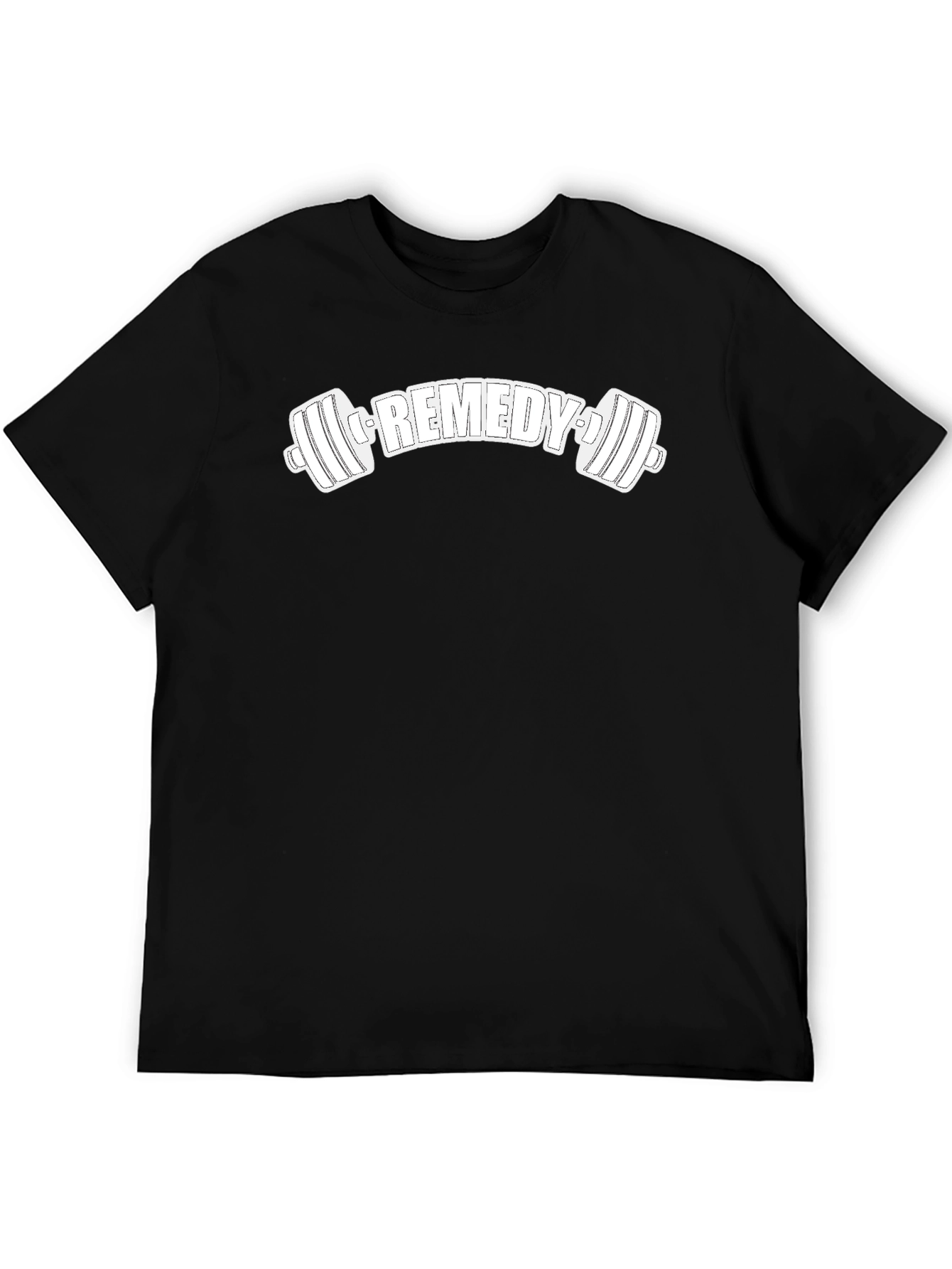 Remedy Fitness T-Shirt - Black Gym Workout Apparel