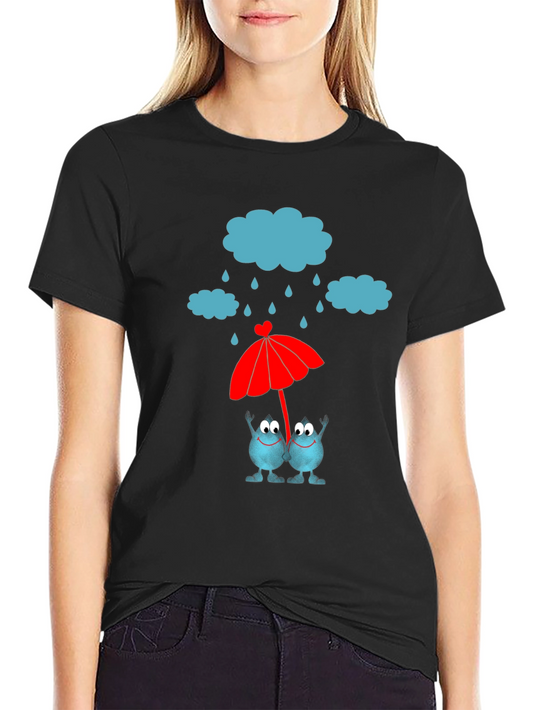 Rainy Day Friends Graphic Tee