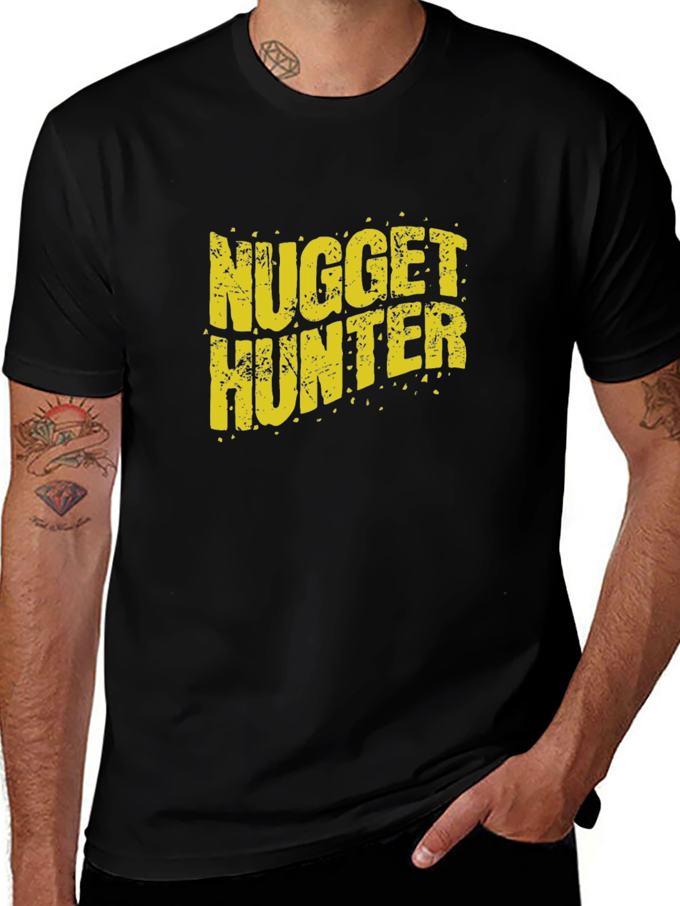 Nugget Hunter Graphic Tee - Black T-Shirt