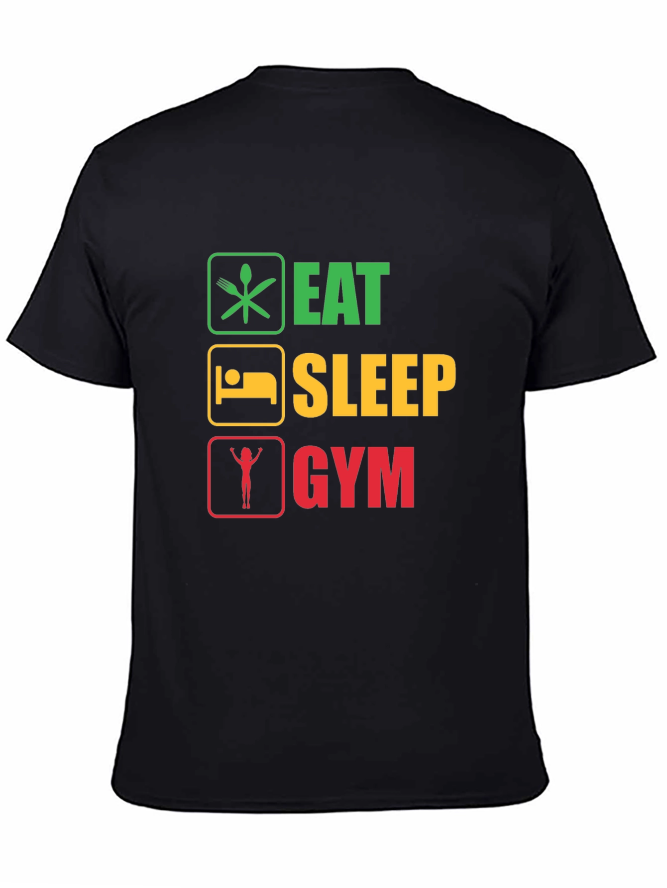Eat Sleep Gym T-Shirt Fitness Workout Tee