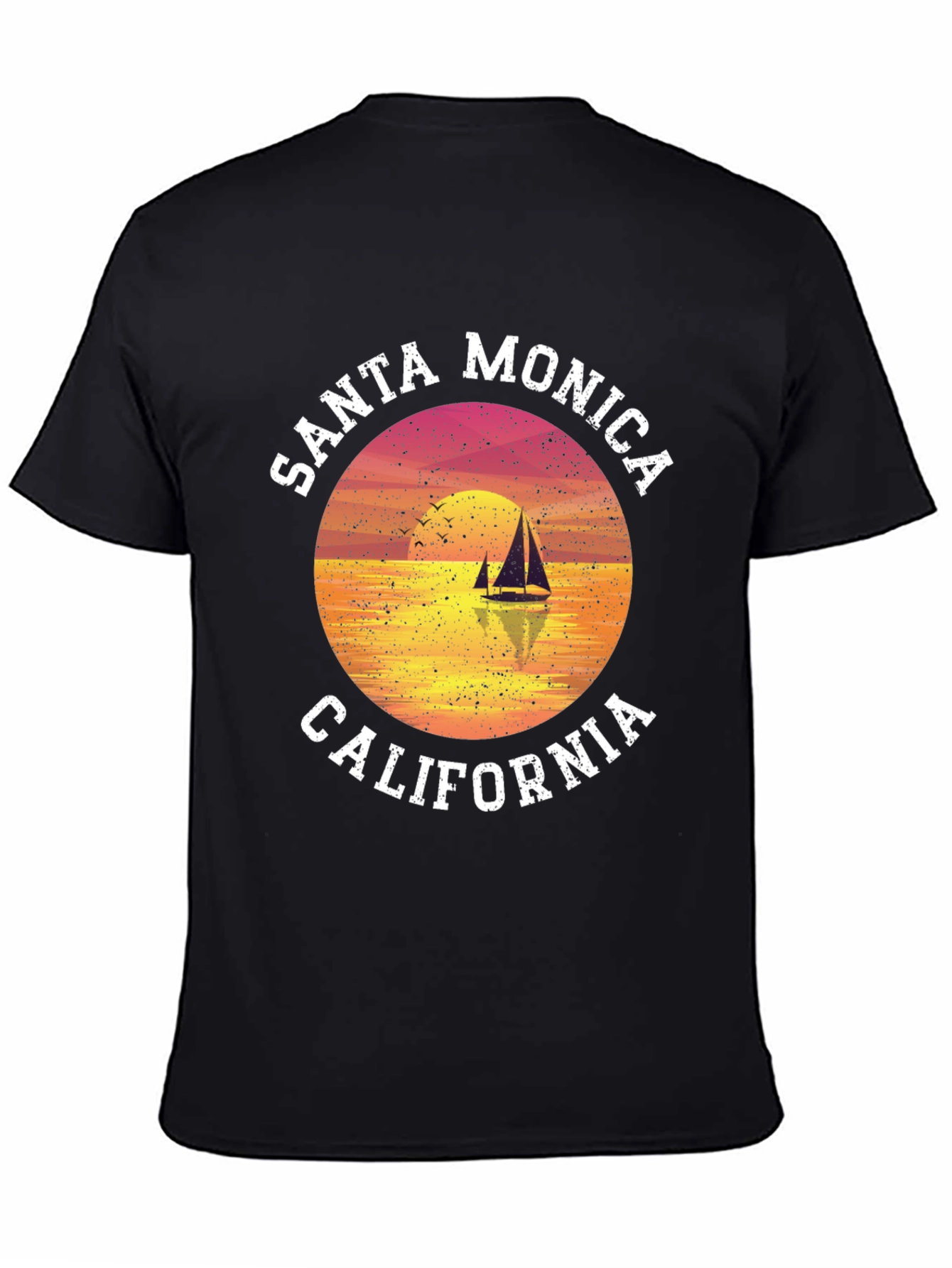 Santa Monica California Graphic T-Shirt
