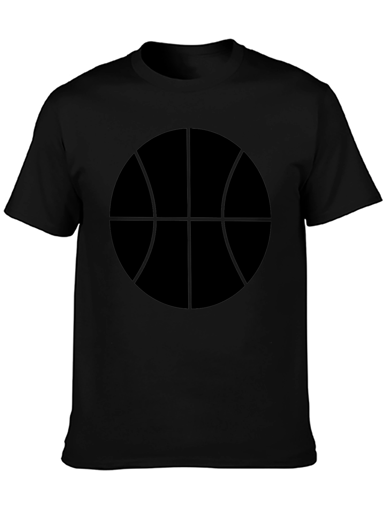 Black Basketball Graphic T-Shirt