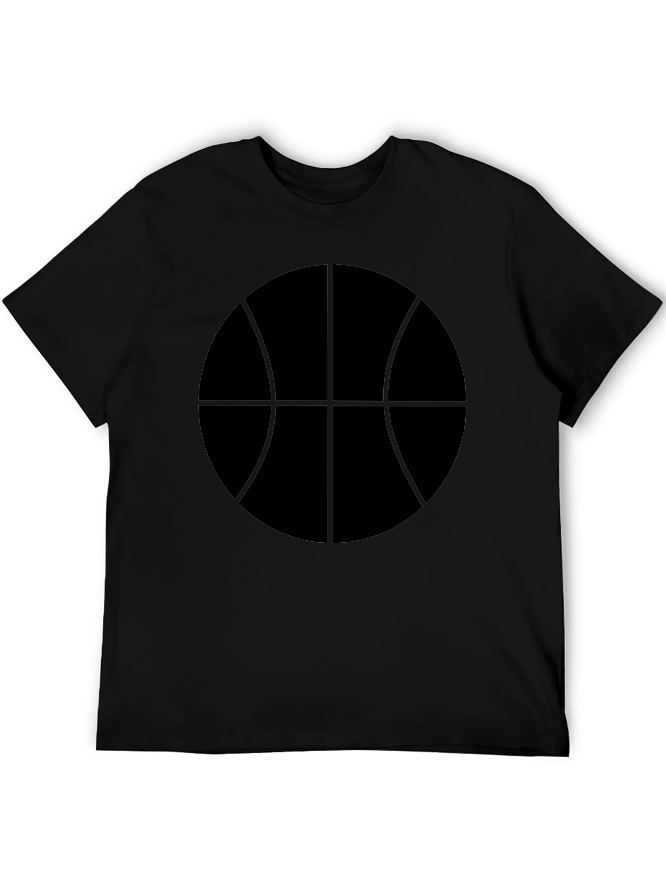 Black Basketball Graphic T-Shirt