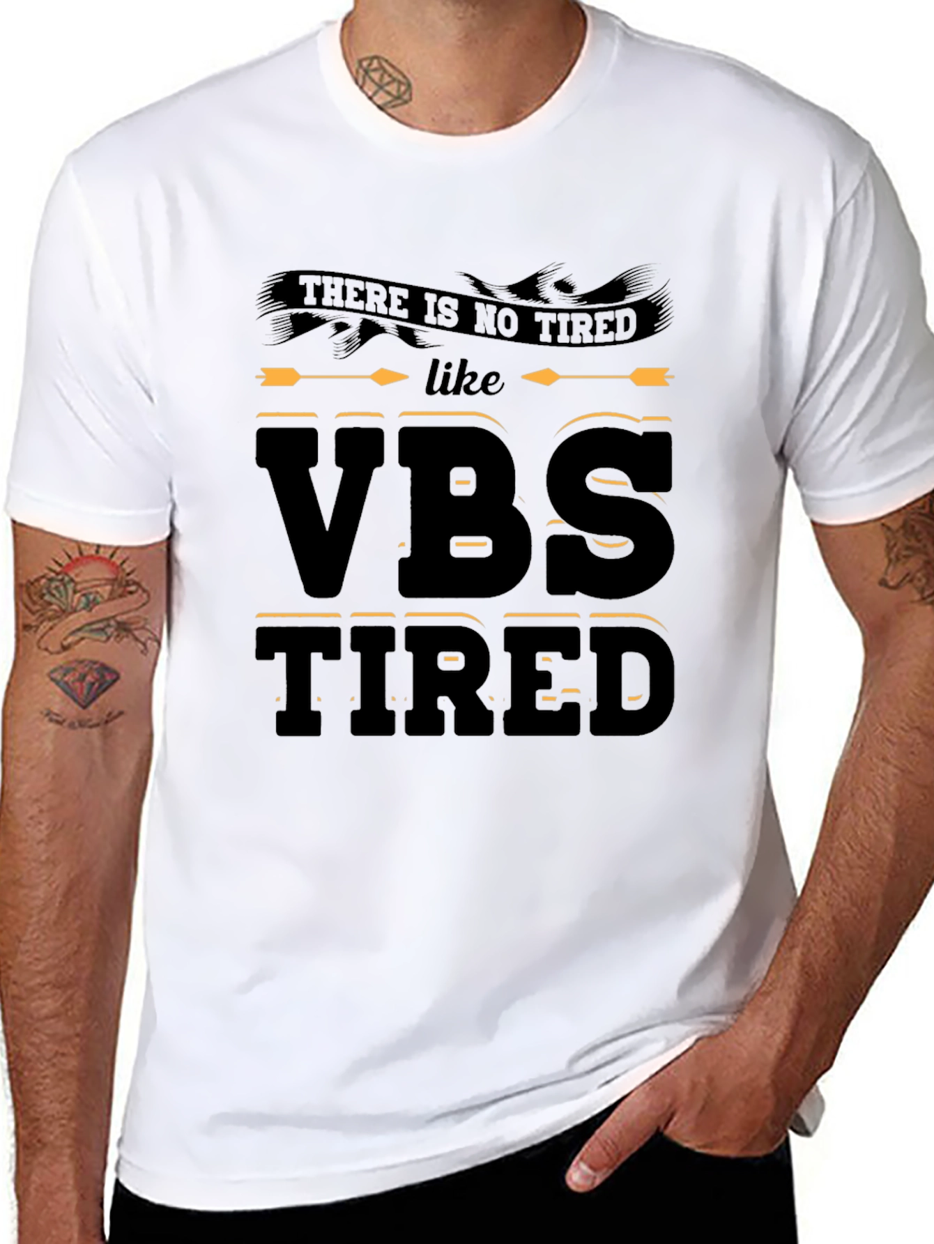 VBS Tired Graphic Tee - Vacation Bible School
