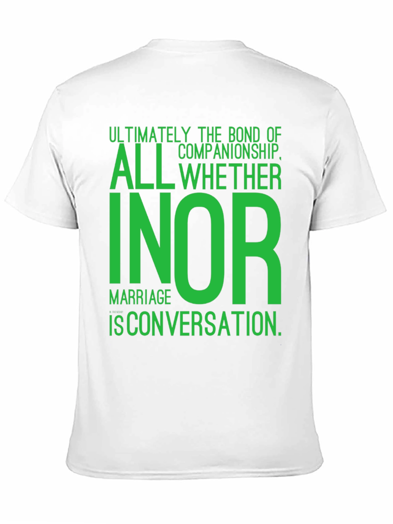 Humorous In or Marriage Graphic Tee
