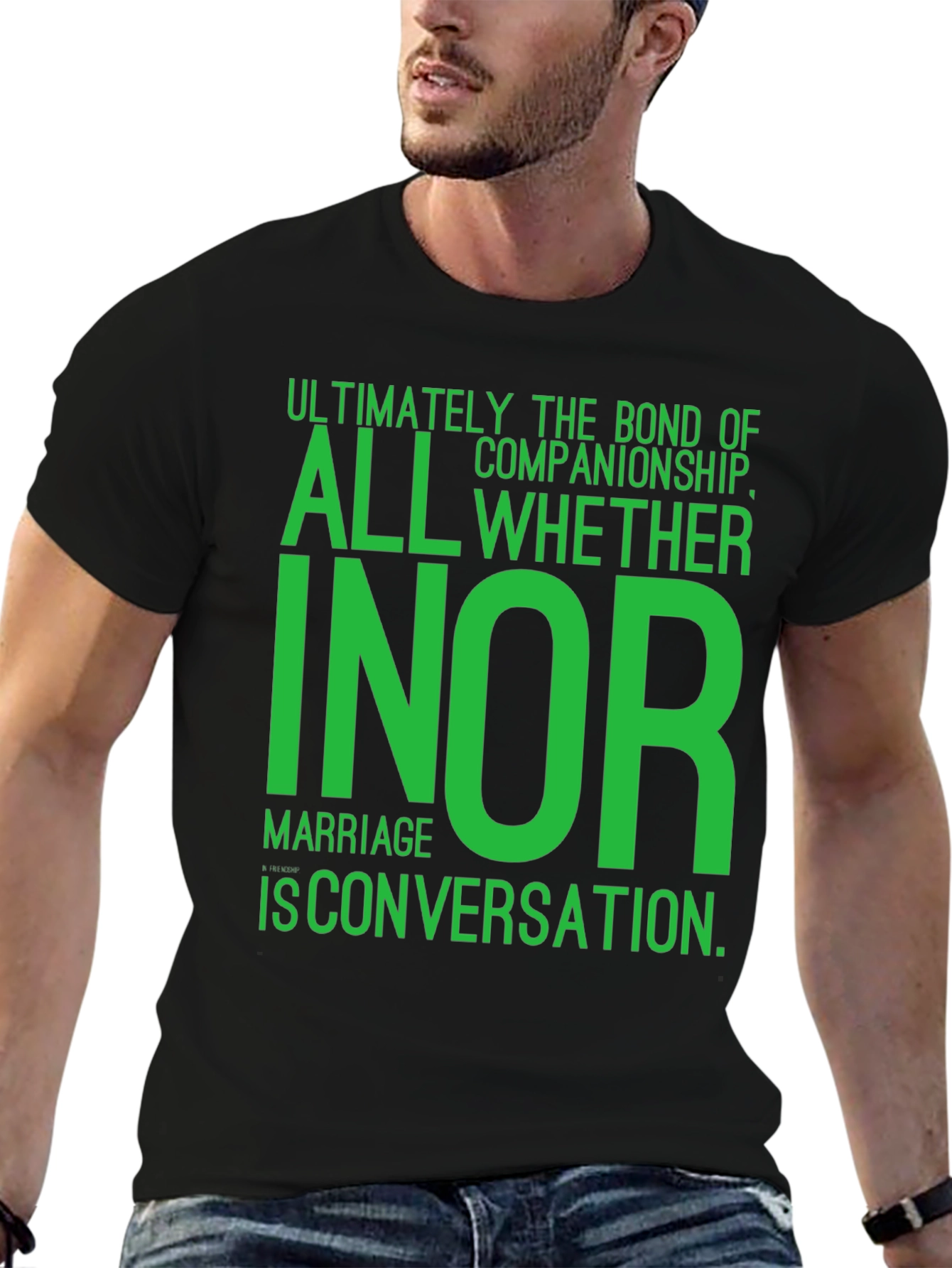 Humorous In or Marriage Graphic Tee