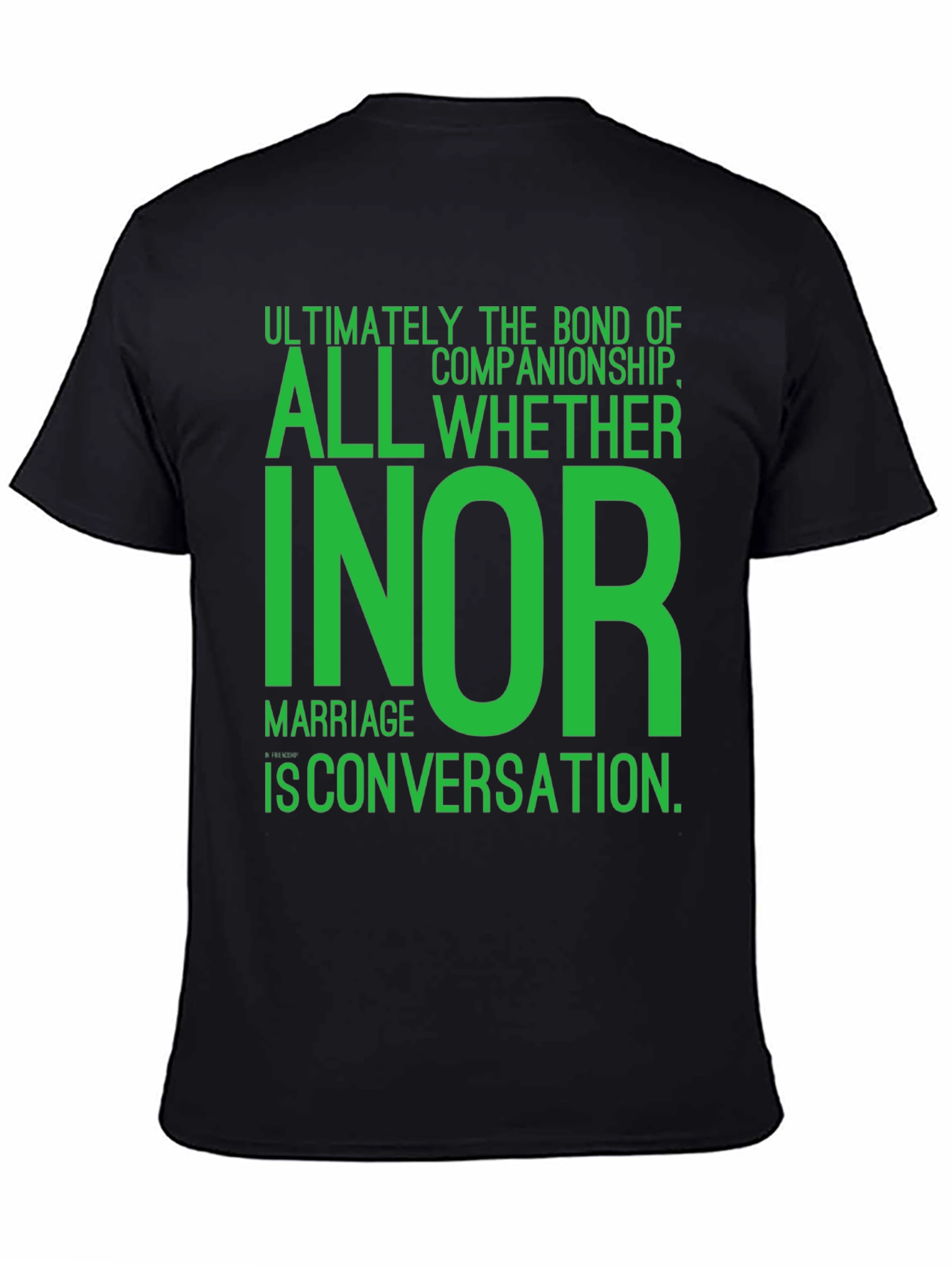 Humorous In or Marriage Graphic Tee
