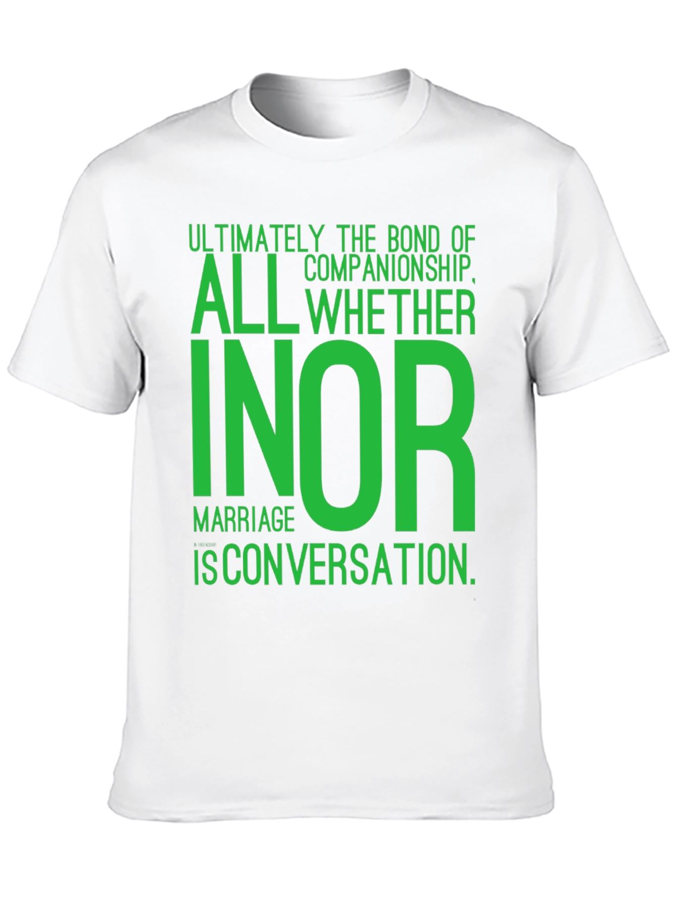Humorous In or Marriage Graphic Tee