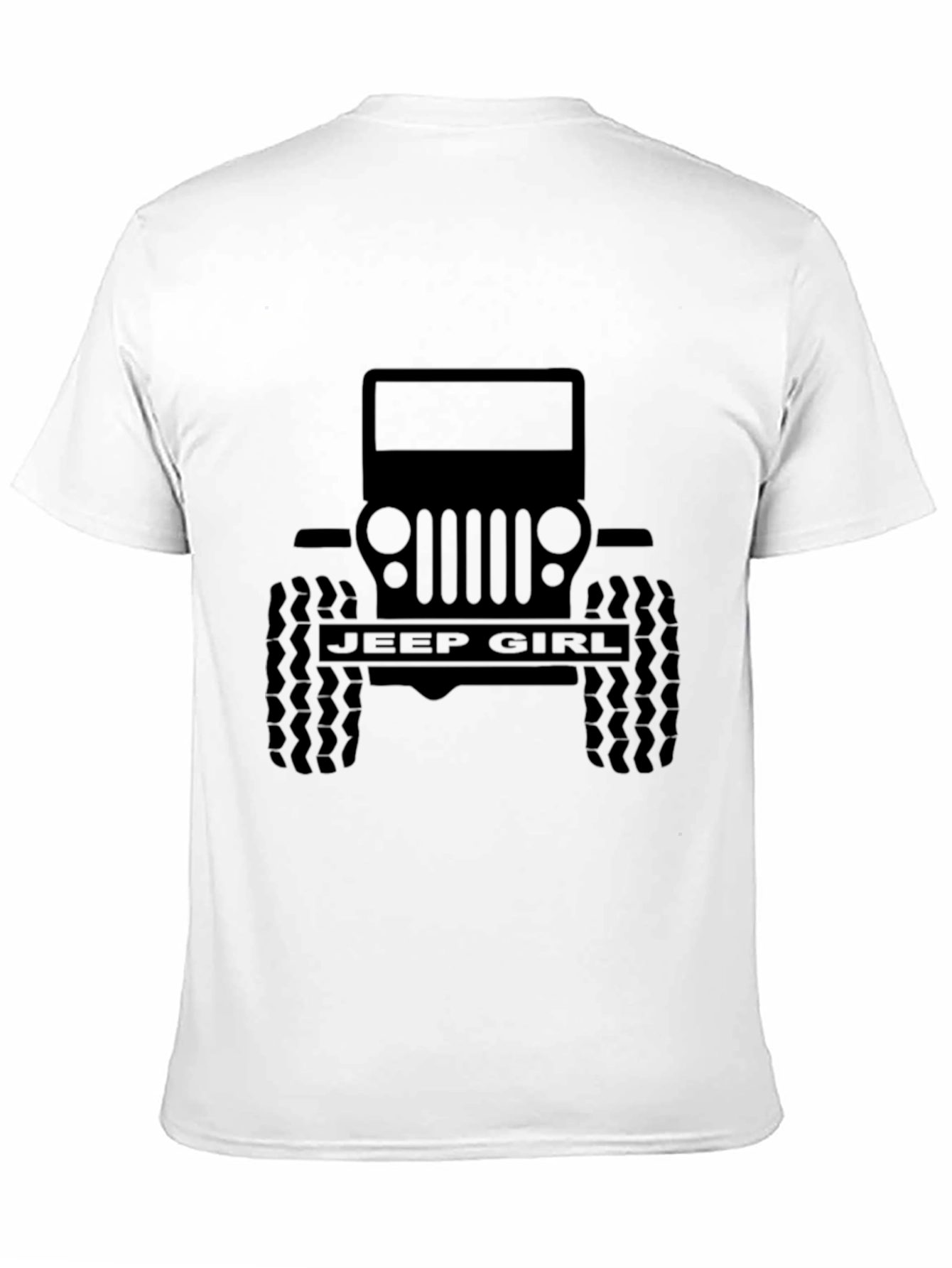 Jeep Girl Black Graphic Tee - Off Road Adventure