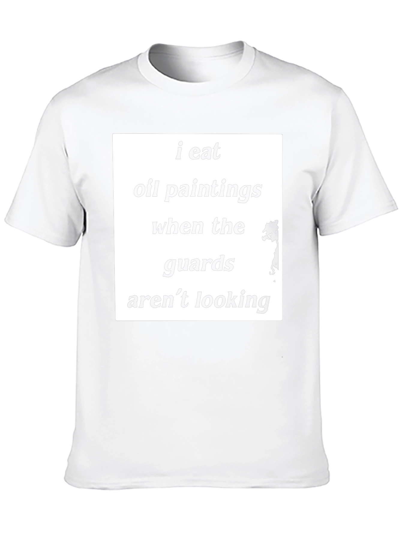 I Eat Oil Paintings Funny Graphic Tee