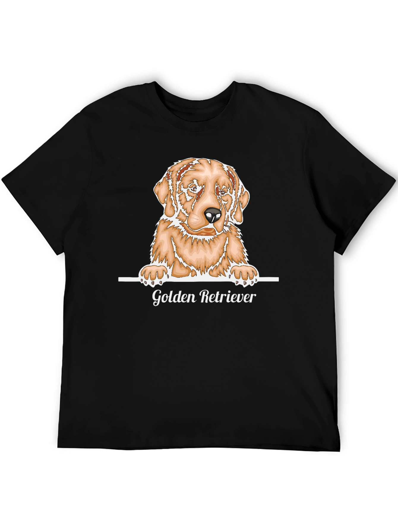 Golden Retriever Graphic T-Shirt - Dog Lover Tee