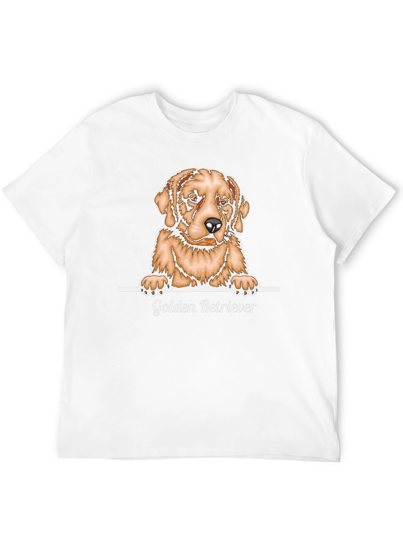 Golden Retriever Graphic T-Shirt - Dog Lover Tee