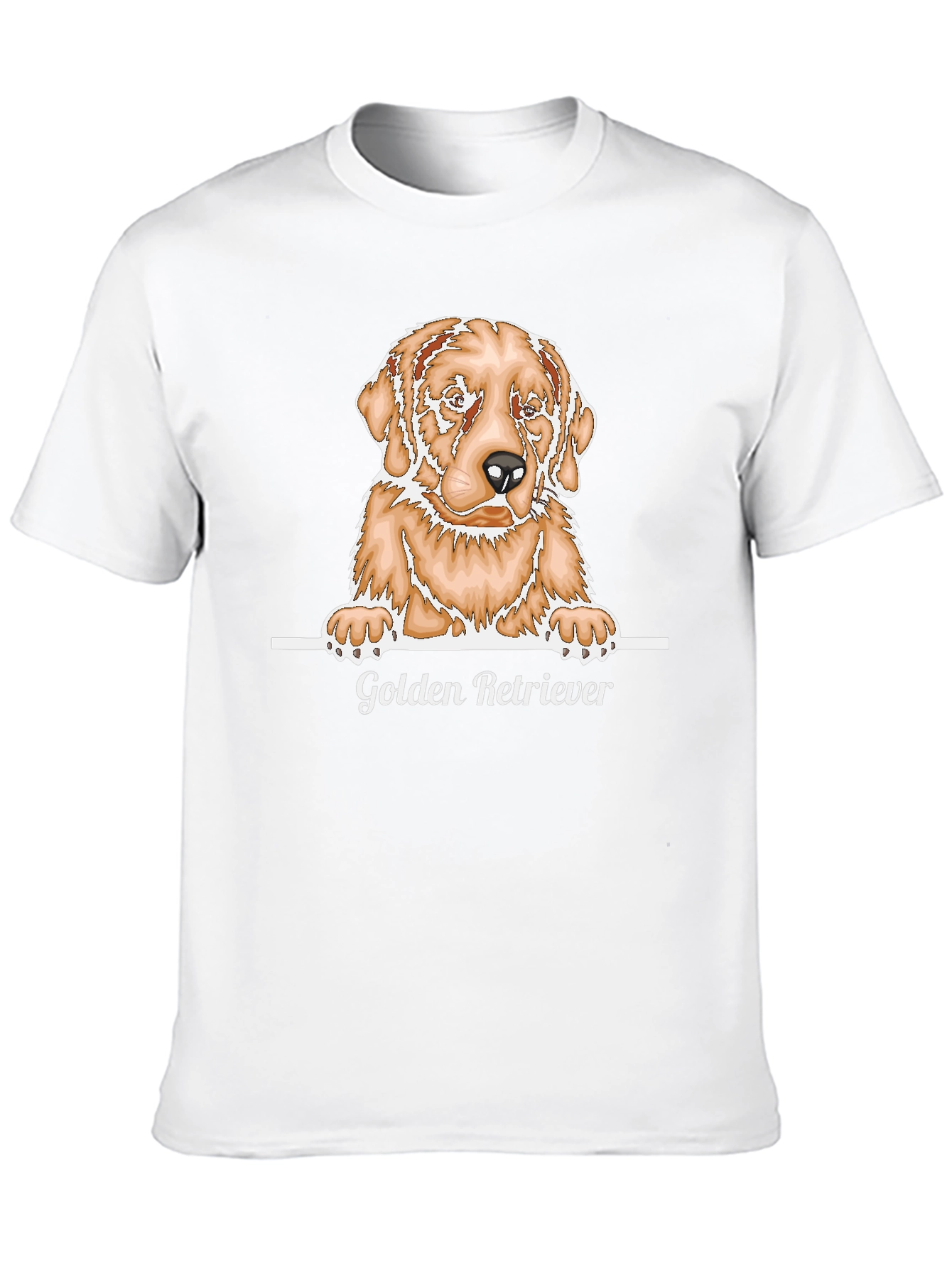 Golden Retriever Graphic T-Shirt - Dog Lover Tee