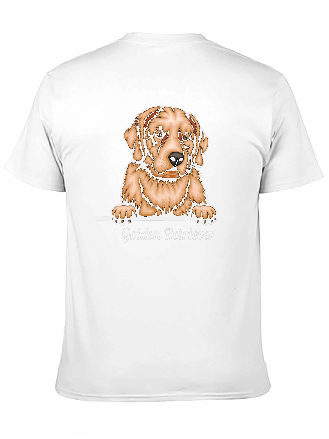 Golden Retriever Graphic T-Shirt - Dog Lover Tee