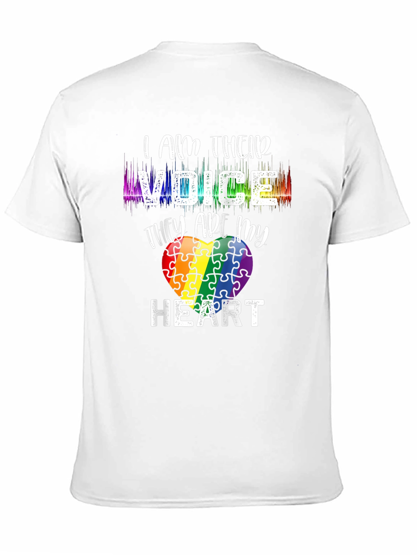 Autism Awareness Puzzle Heart Graphic Tee