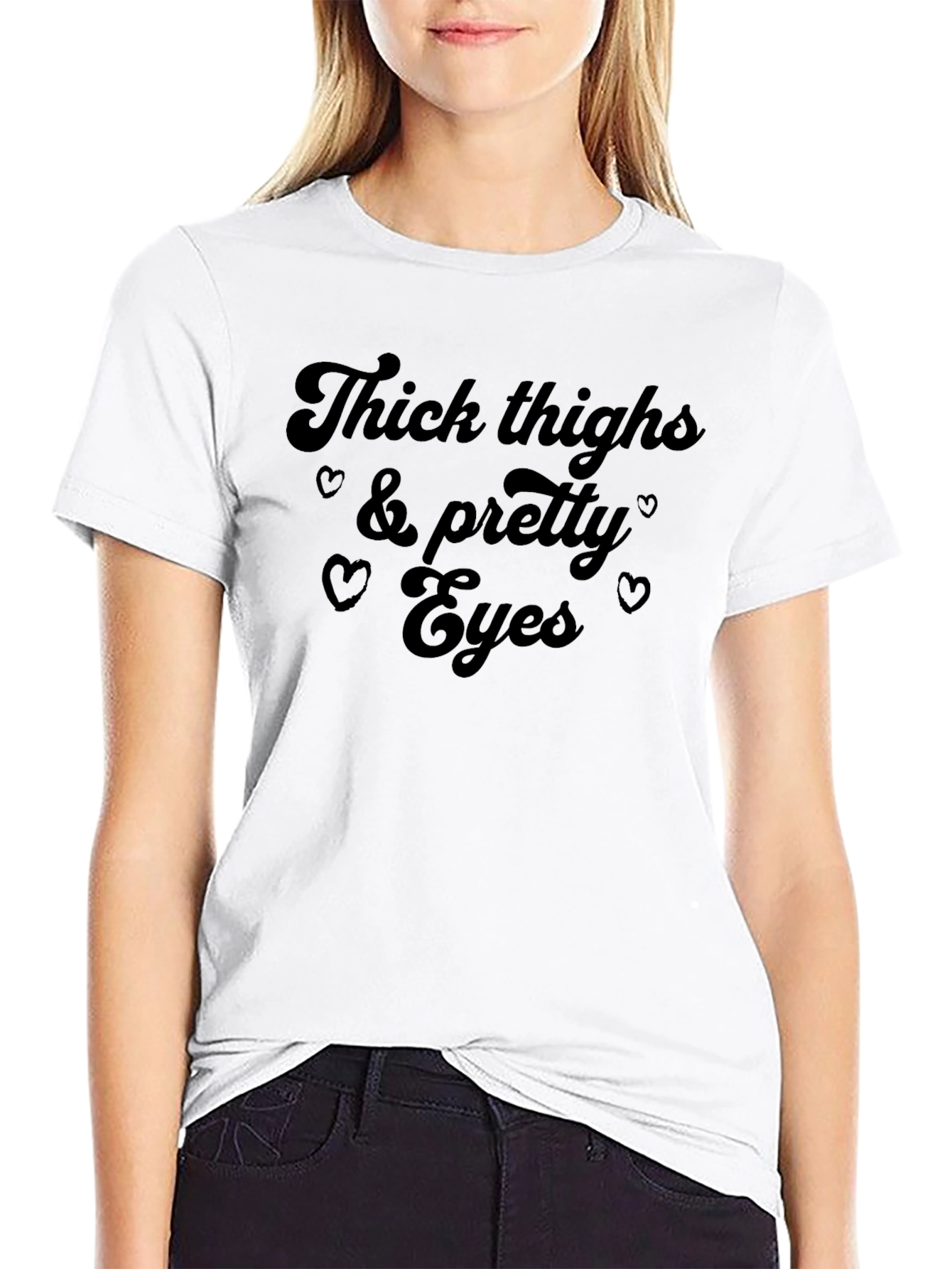 Thick Thighs & Pretty Eyes Graphic T-Shirt