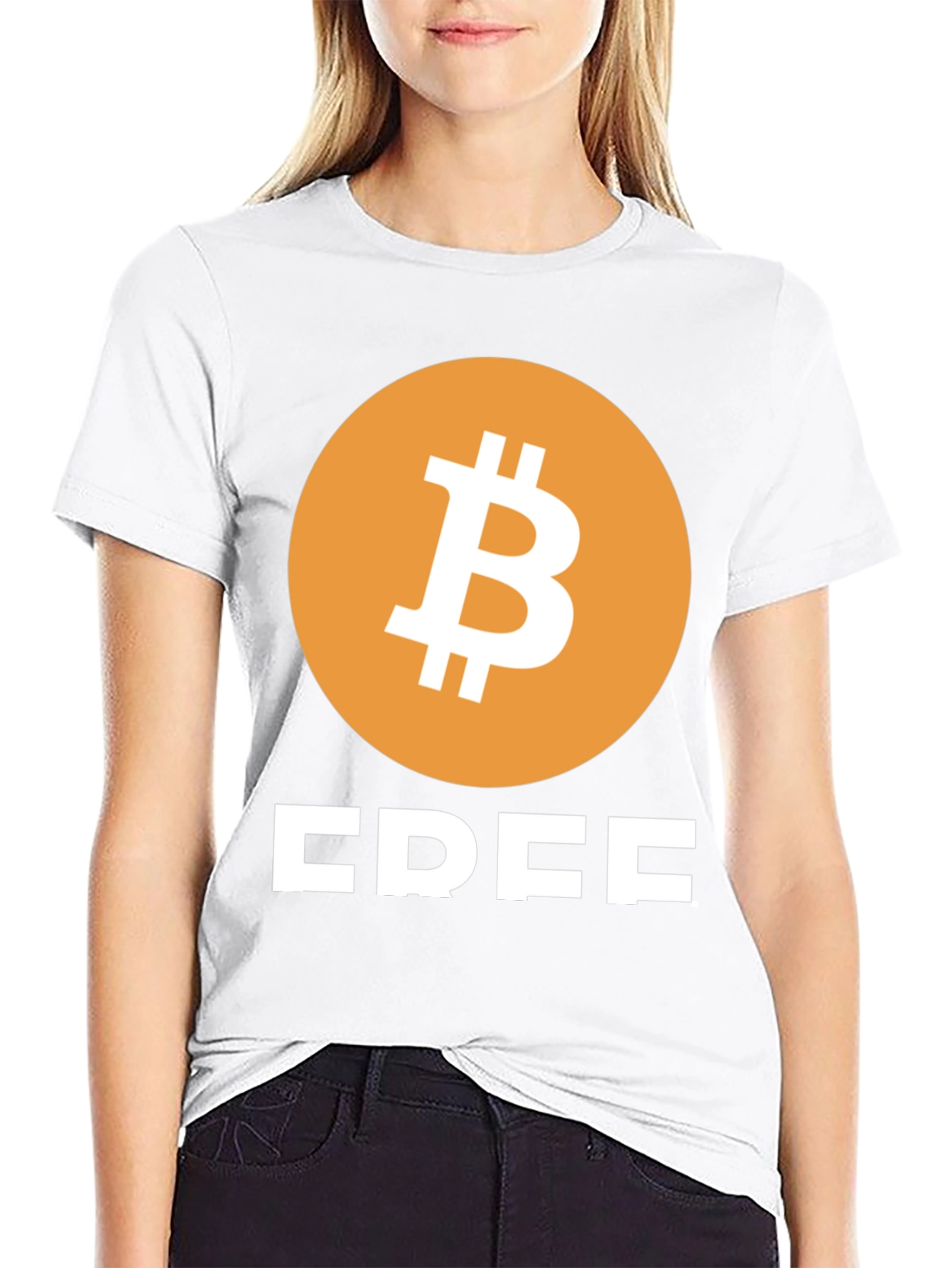 Bitcoin FREE Black T-Shirt - Crypto Enthusiast Apparel