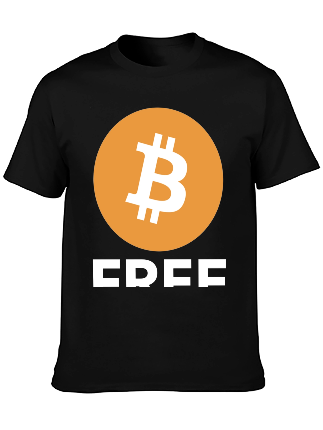 Bitcoin FREE Black T-Shirt - Crypto Enthusiast Apparel