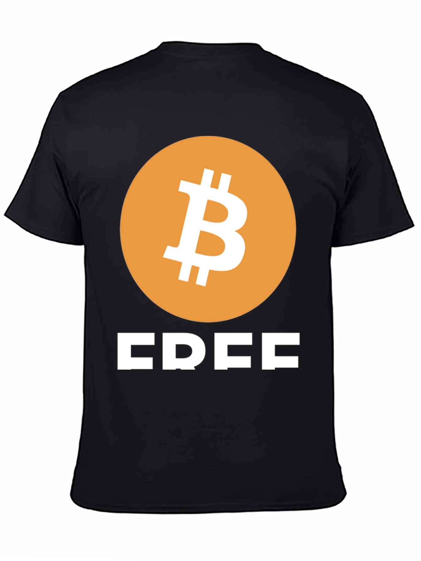 Bitcoin FREE Black T-Shirt - Crypto Enthusiast Apparel