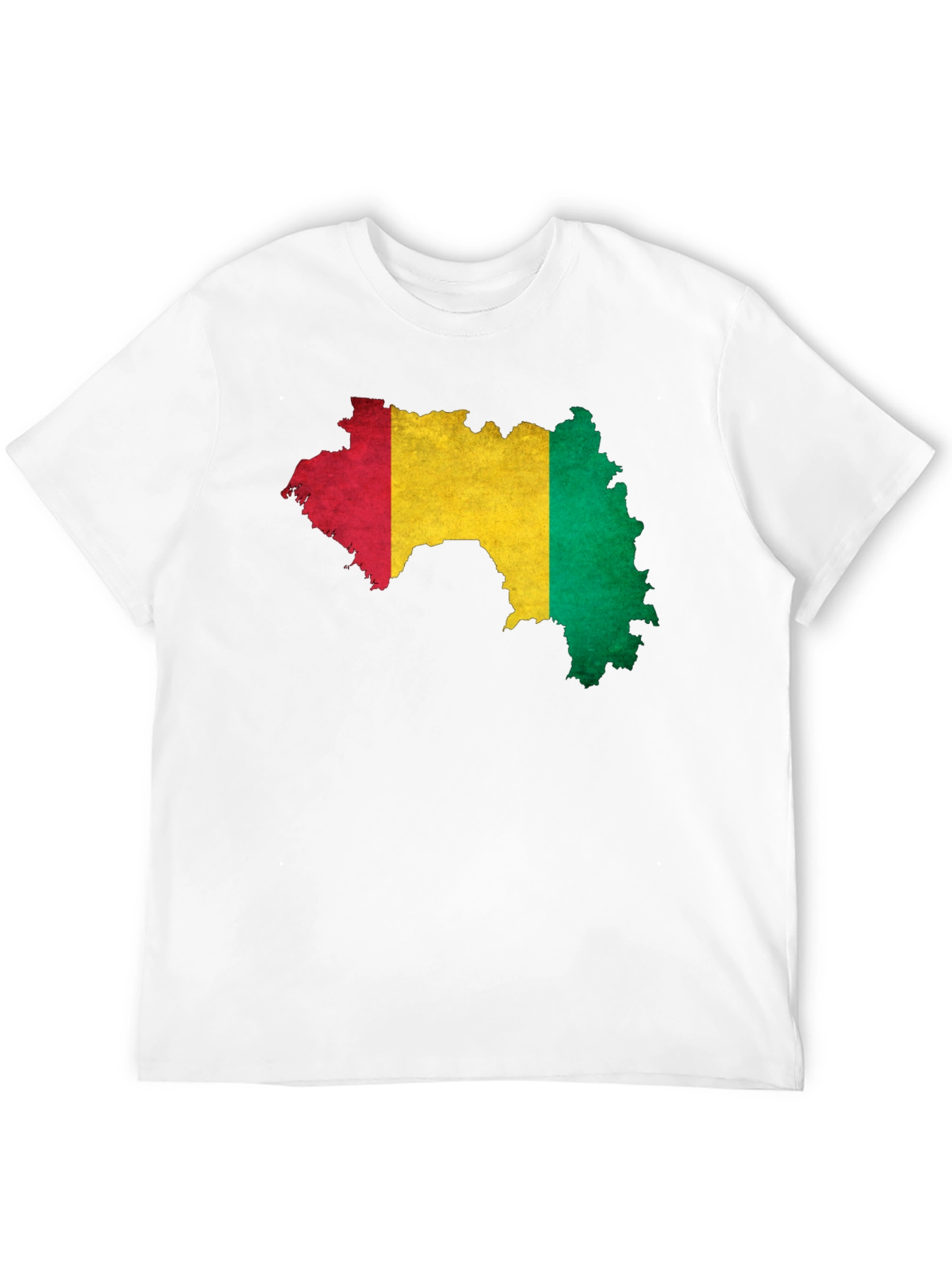 Guinea Flag Map T-Shirt - Show Your Pride!
