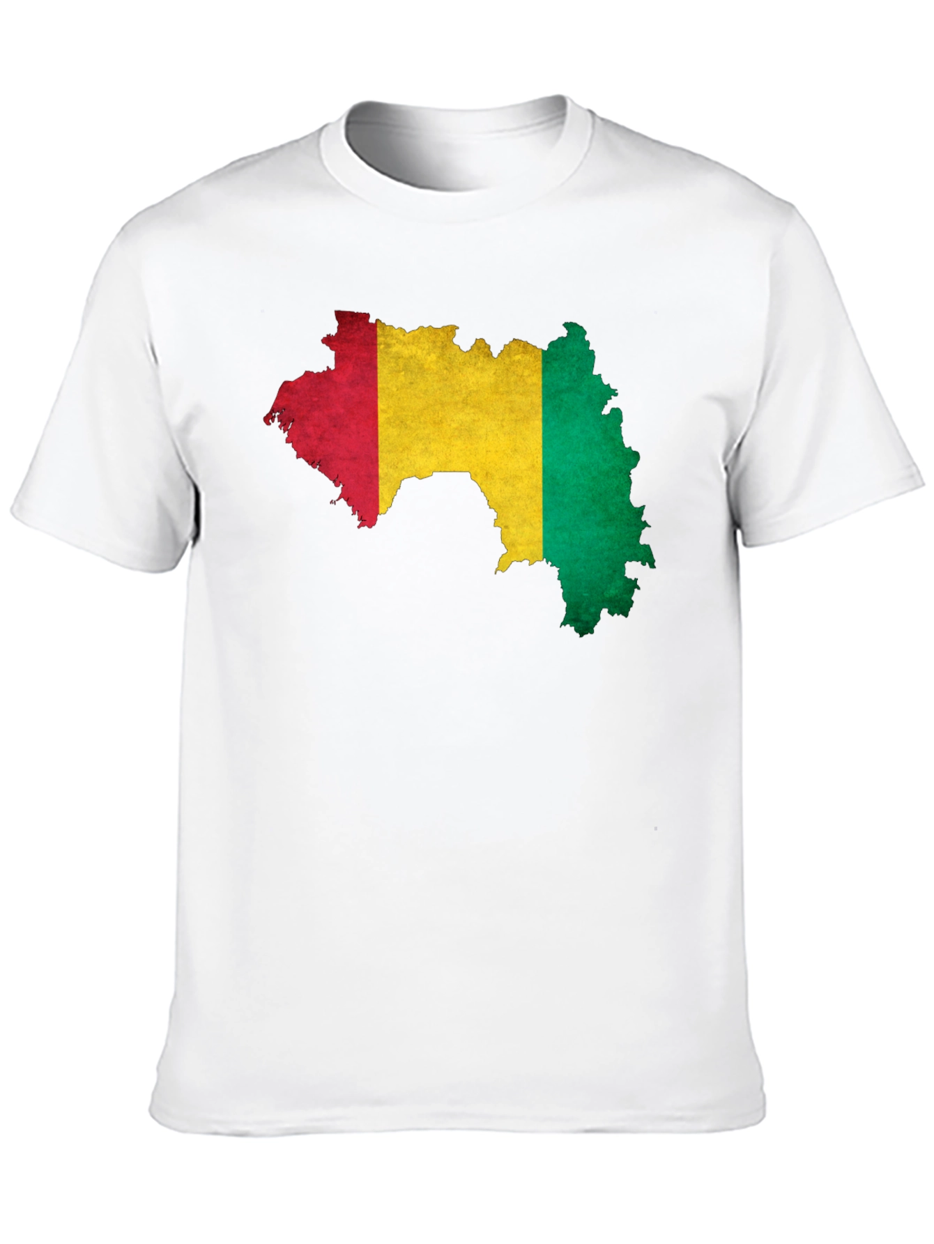 Guinea Flag Map T-Shirt - Show Your Pride!