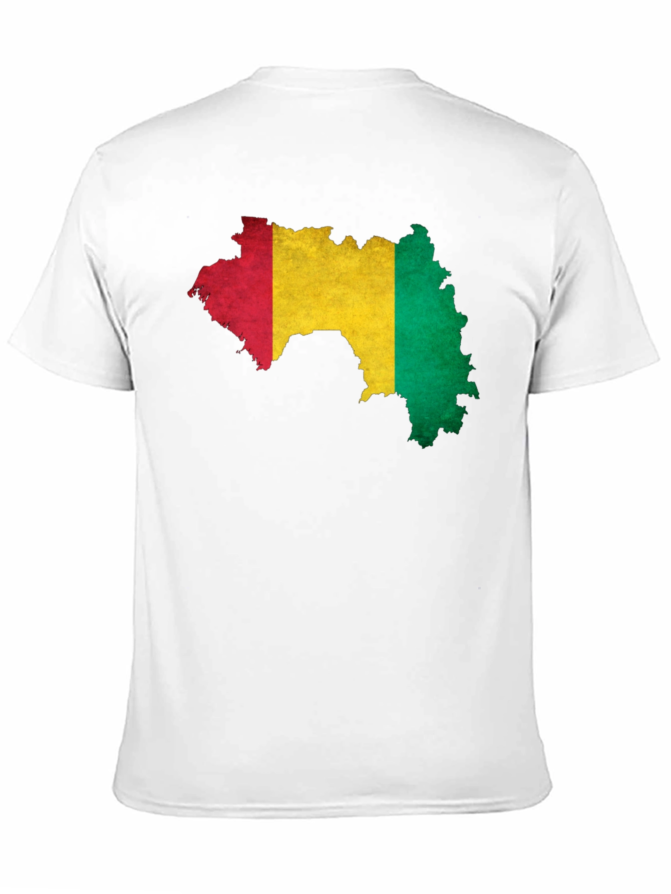 Guinea Flag Map T-Shirt - Show Your Pride!