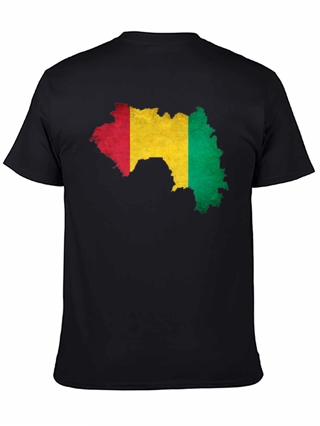Guinea Flag Map T-Shirt - Show Your Pride!