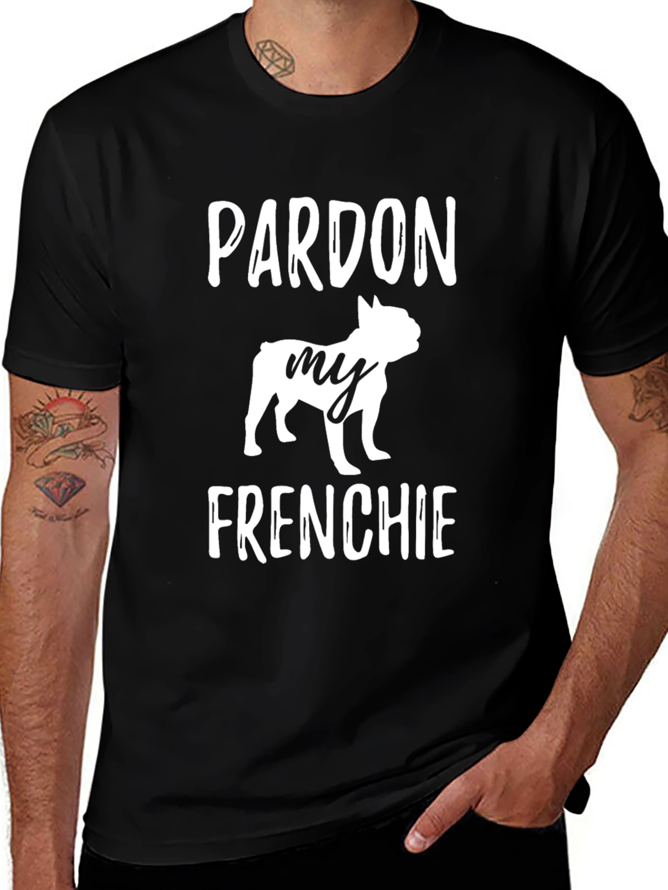 Pardon My Frenchie T-Shirt Bulldog Lover Tee